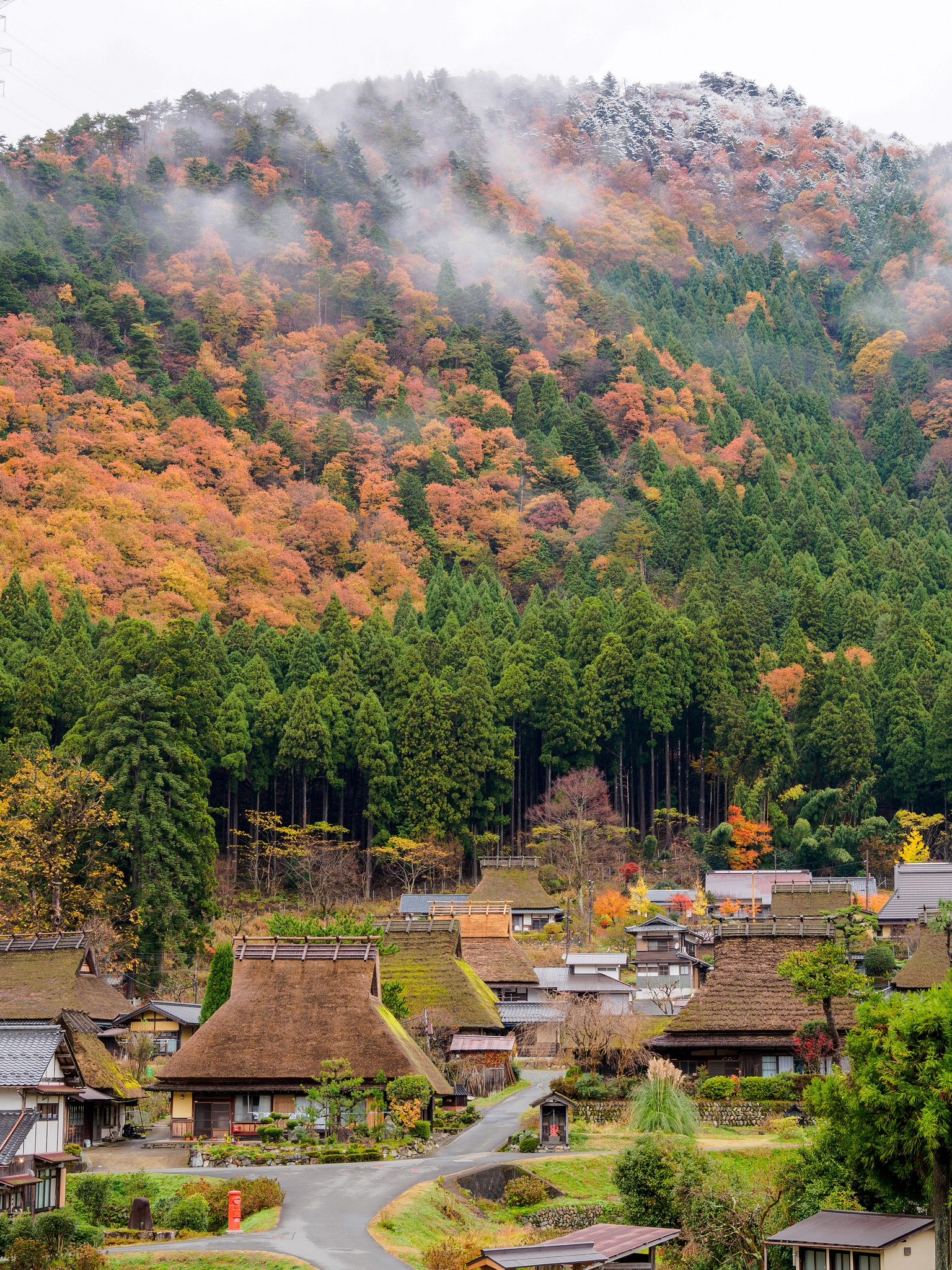 Four seasons in one shot - 美山町 四季同框