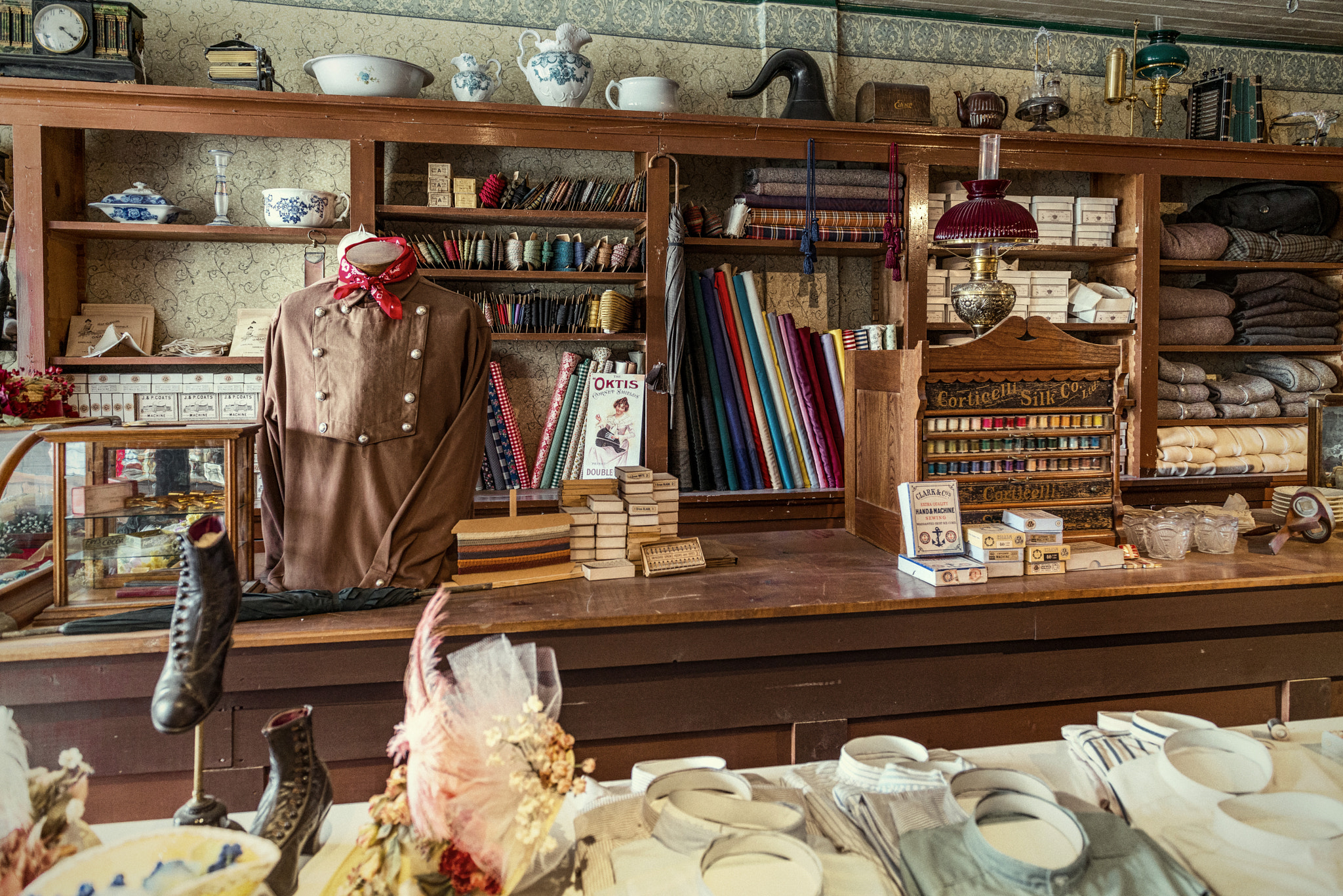 Old haberdashery Store in Fort Steele
