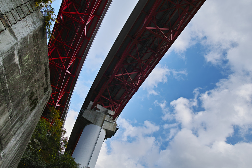 500px.comのfotois youさんによるYamakita Kawauchi-River Bridge