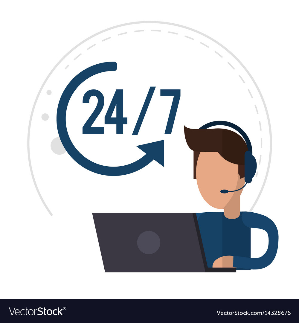 character male call center support vector