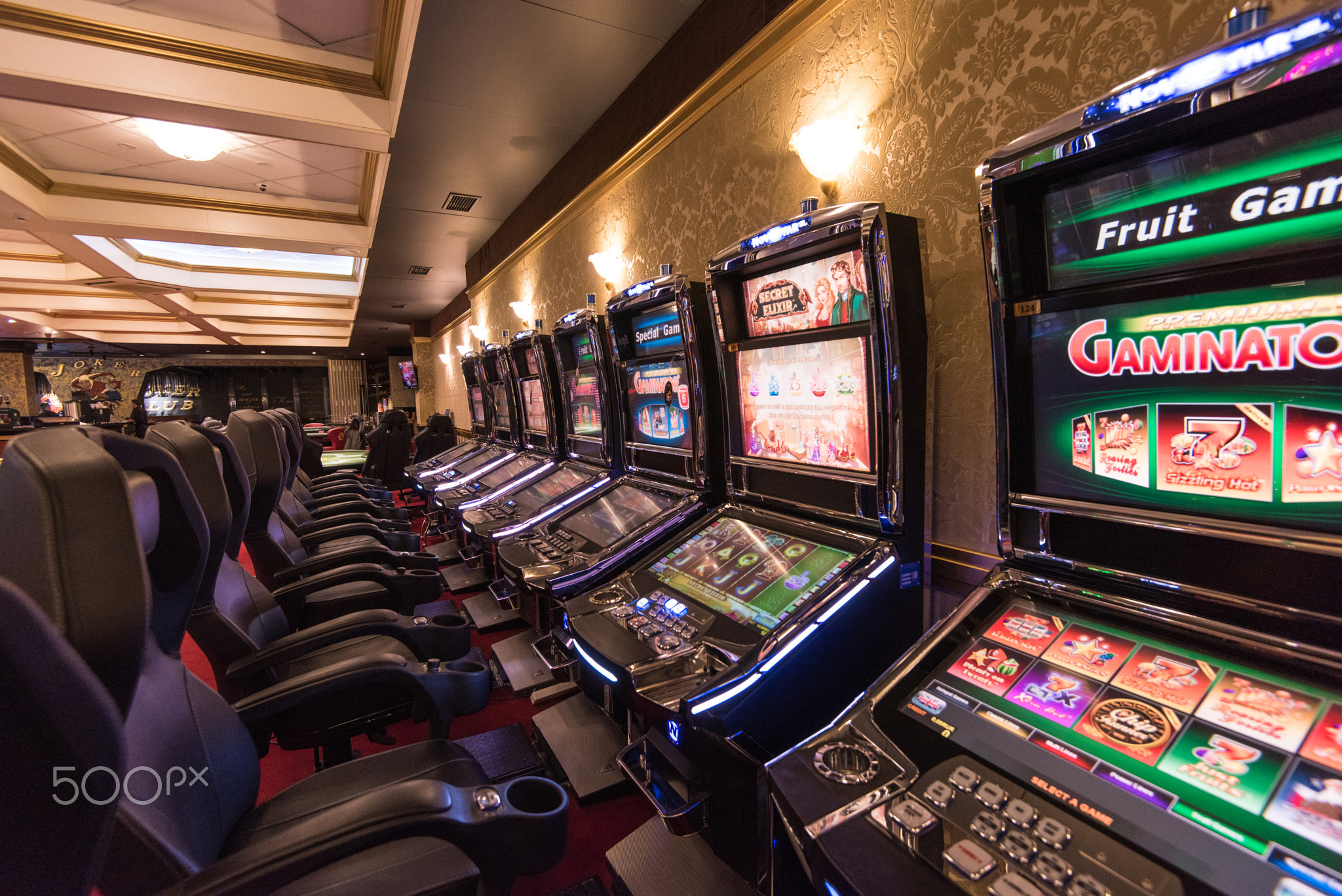 Casino in one of the gambling zone Siberian coin. Altaiskiy Krai. Western Siberia. Russia