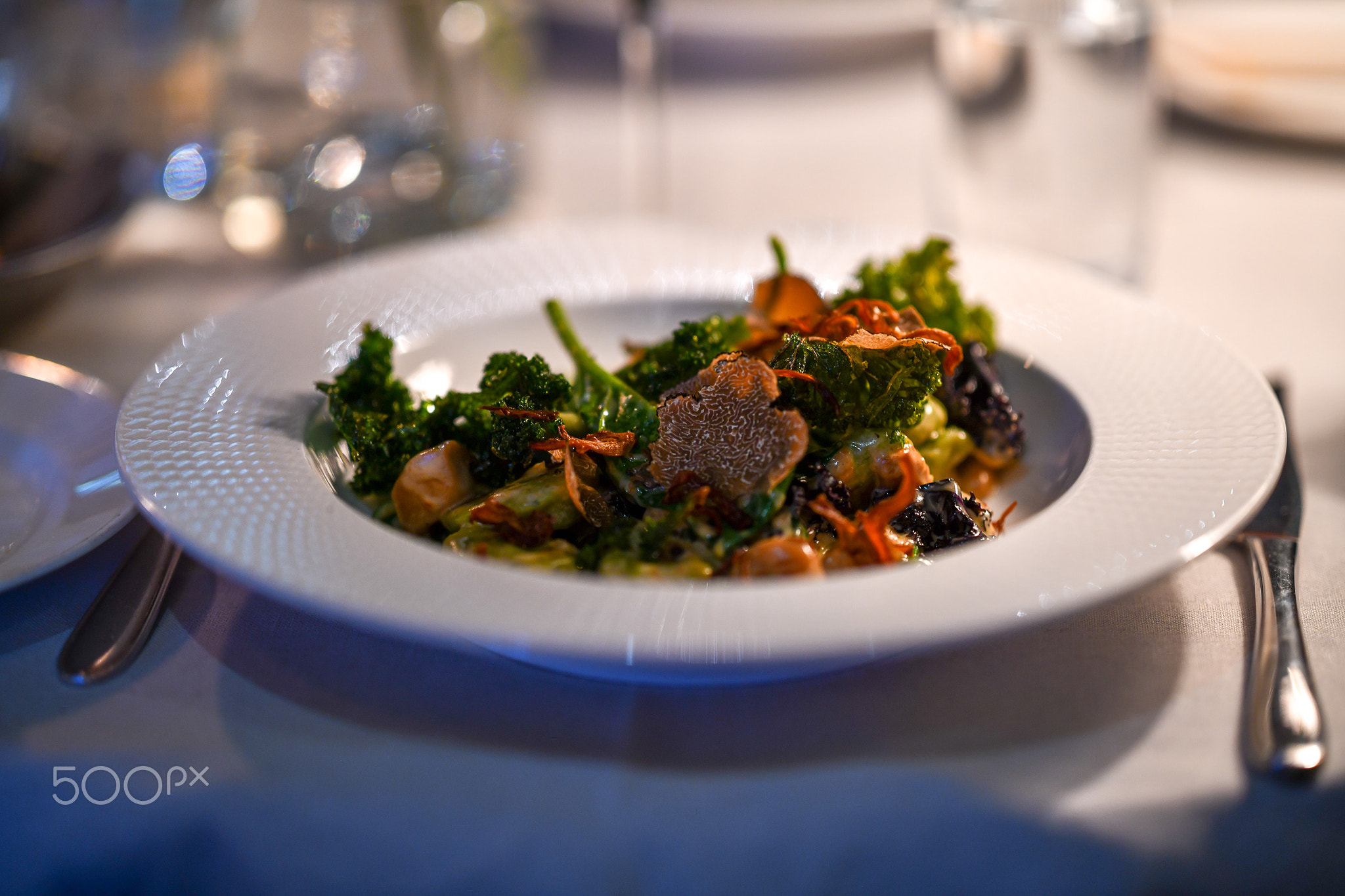 Sallad with truffle