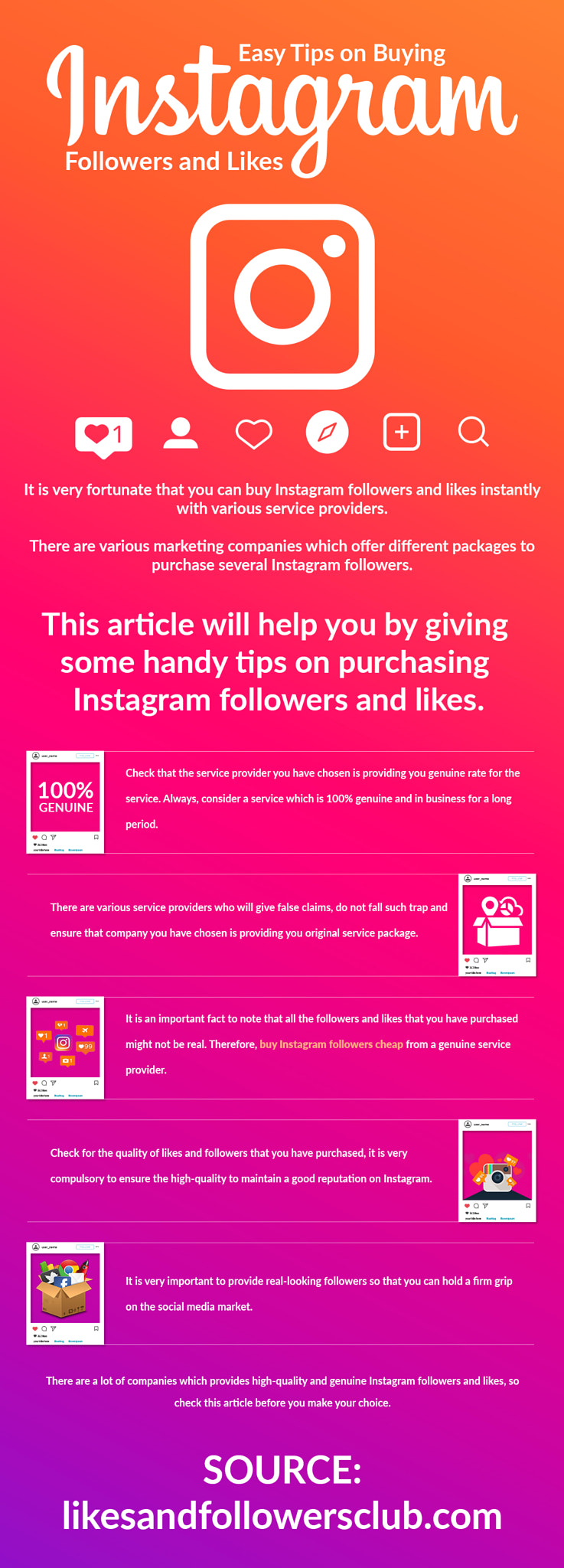 Buy Instagram followers cheap from a genuine servi