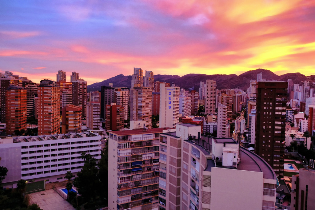 Sunrise at Benidorm by Daniel Hellin on 500px.com
