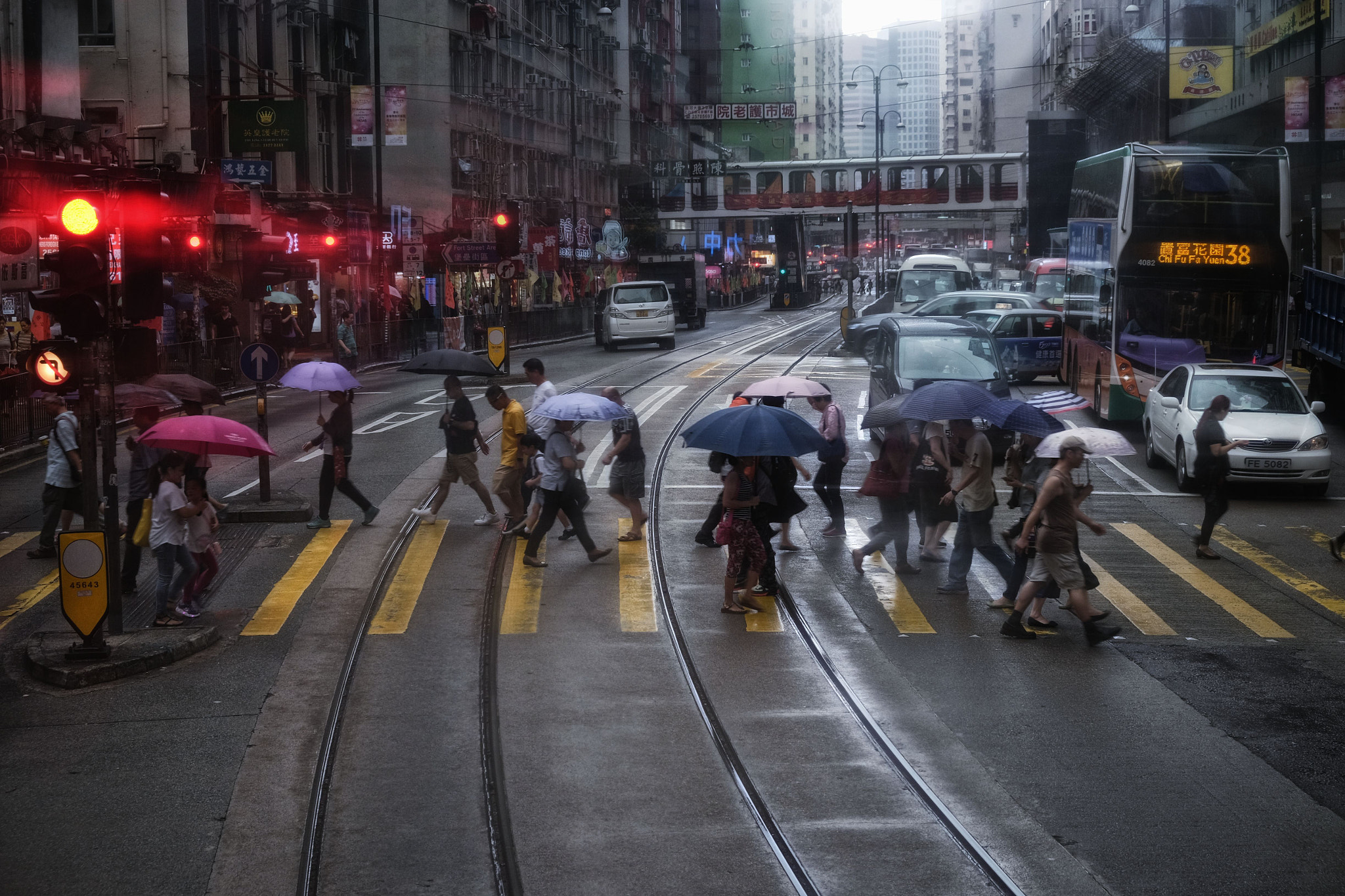 Rain pedestrian