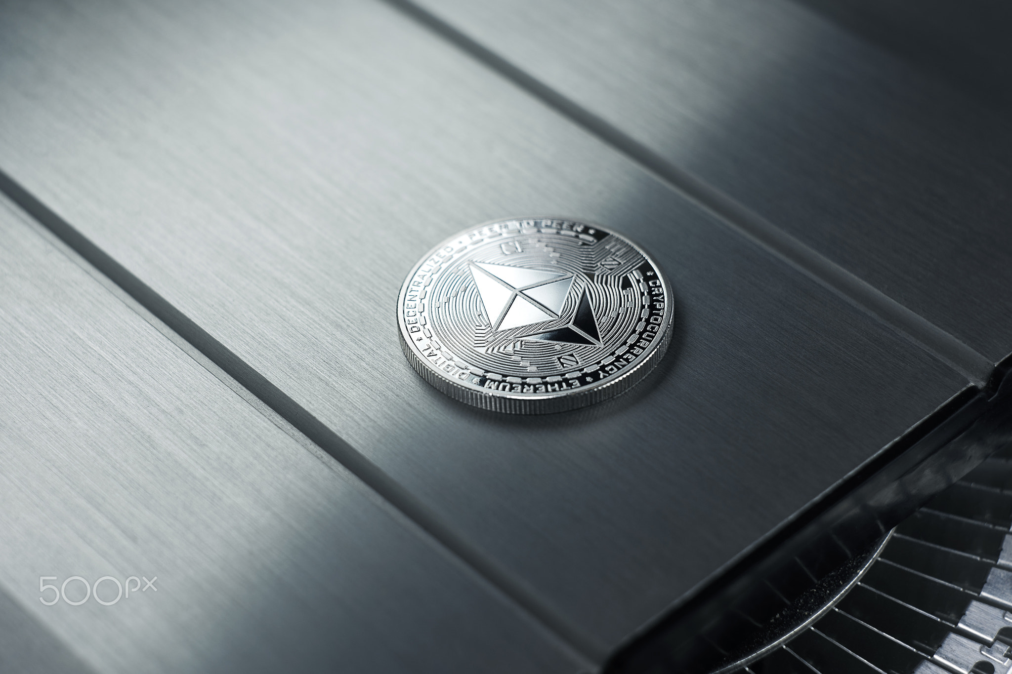 Ethereum Silver coin