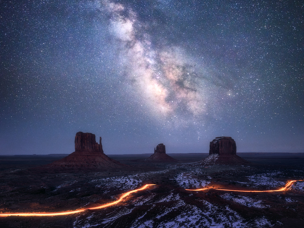 Galaxy Valley - Composite by Daniel Fleischhacker on 500px.com