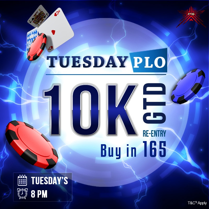 Tuesday PLO 10K GTD
