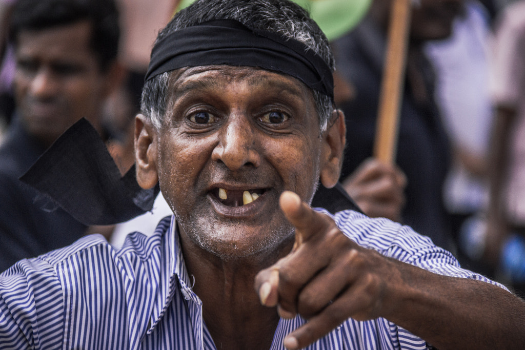 Pro-Democracy Rally, Colombo, Sri Lanka #17 by Son of the Morning Light on 500px.com