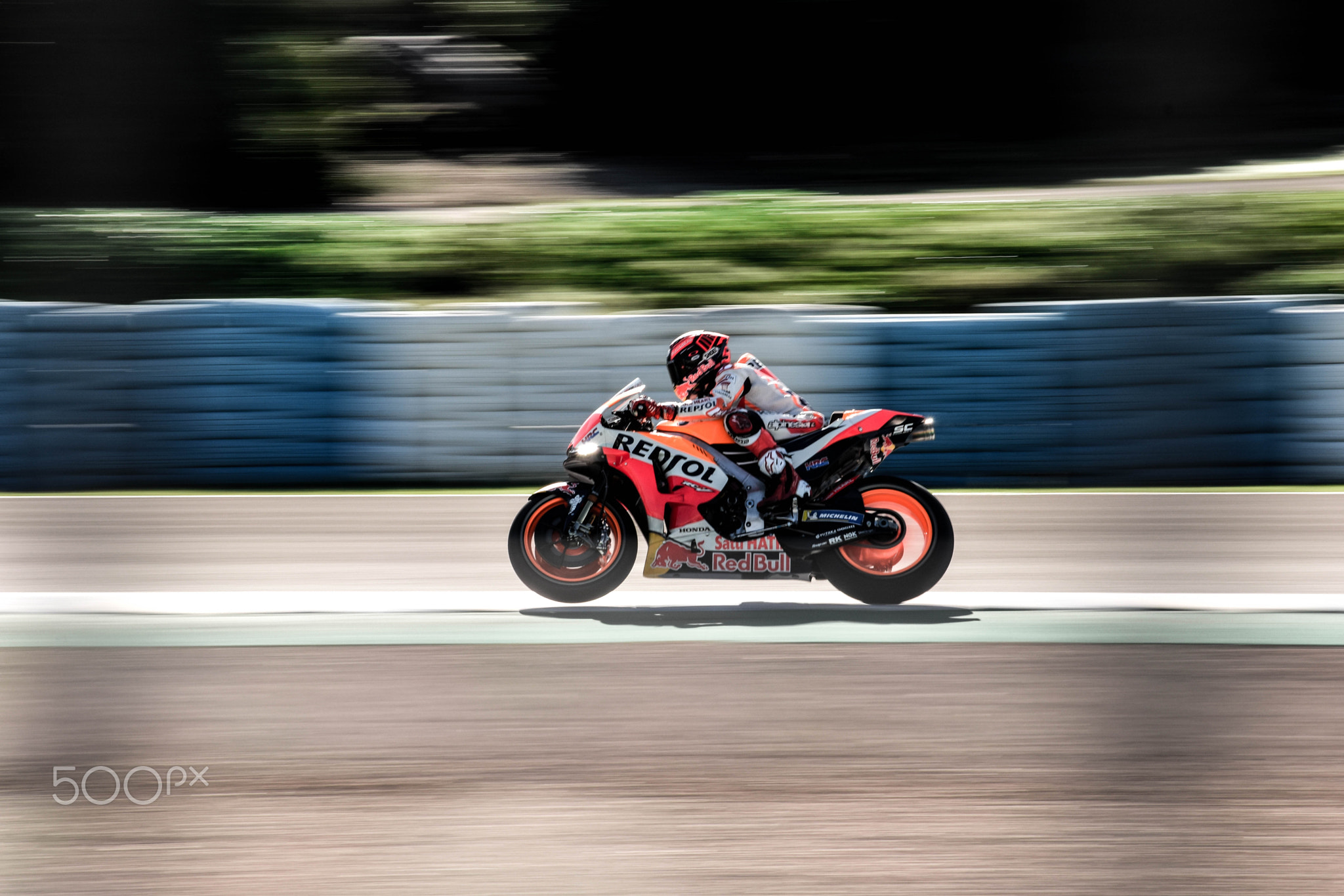 Marc Márquez flying in Winter Test at Jerez