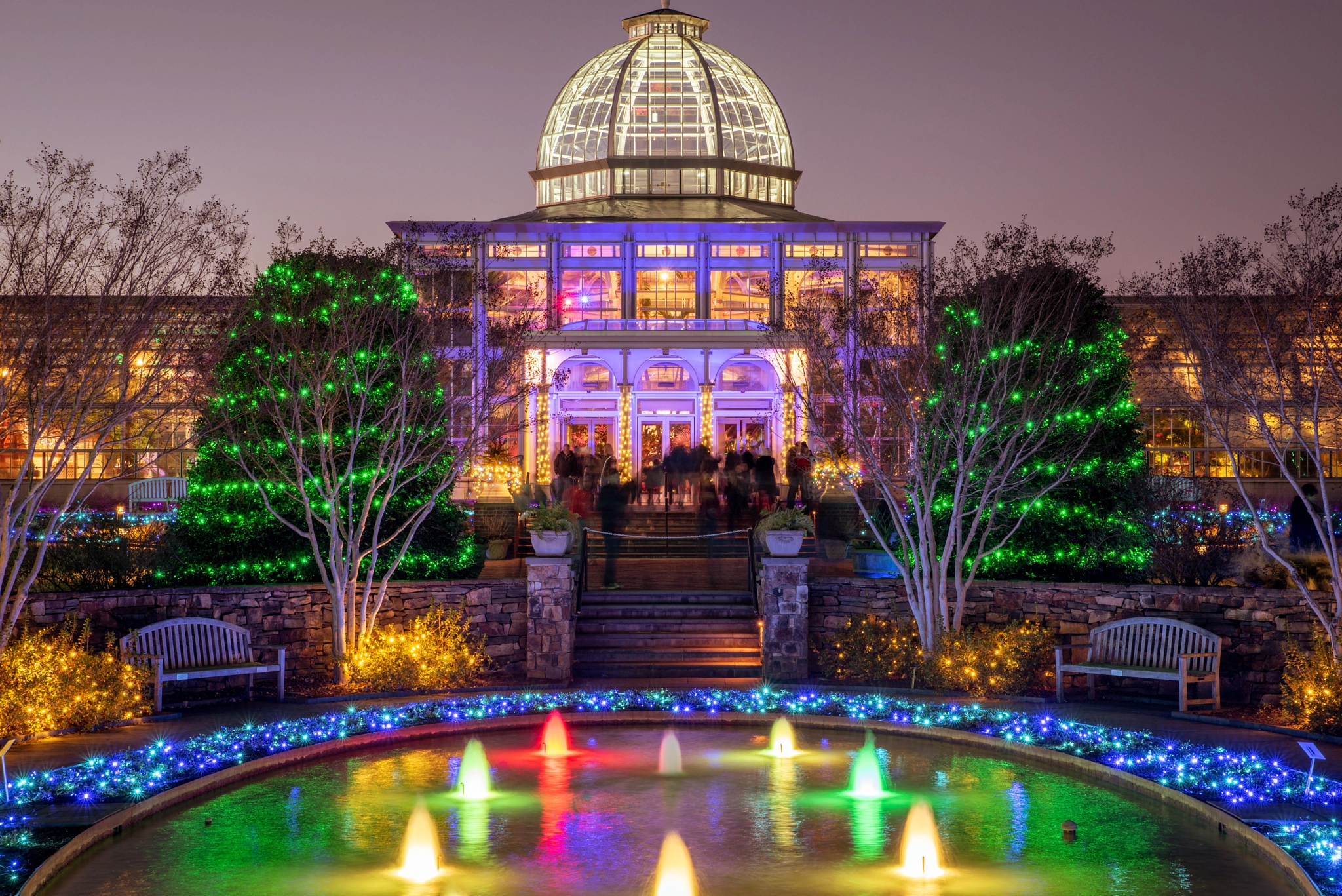 Christmas Lights At Lewis Ginter Botanical Garden Rva By