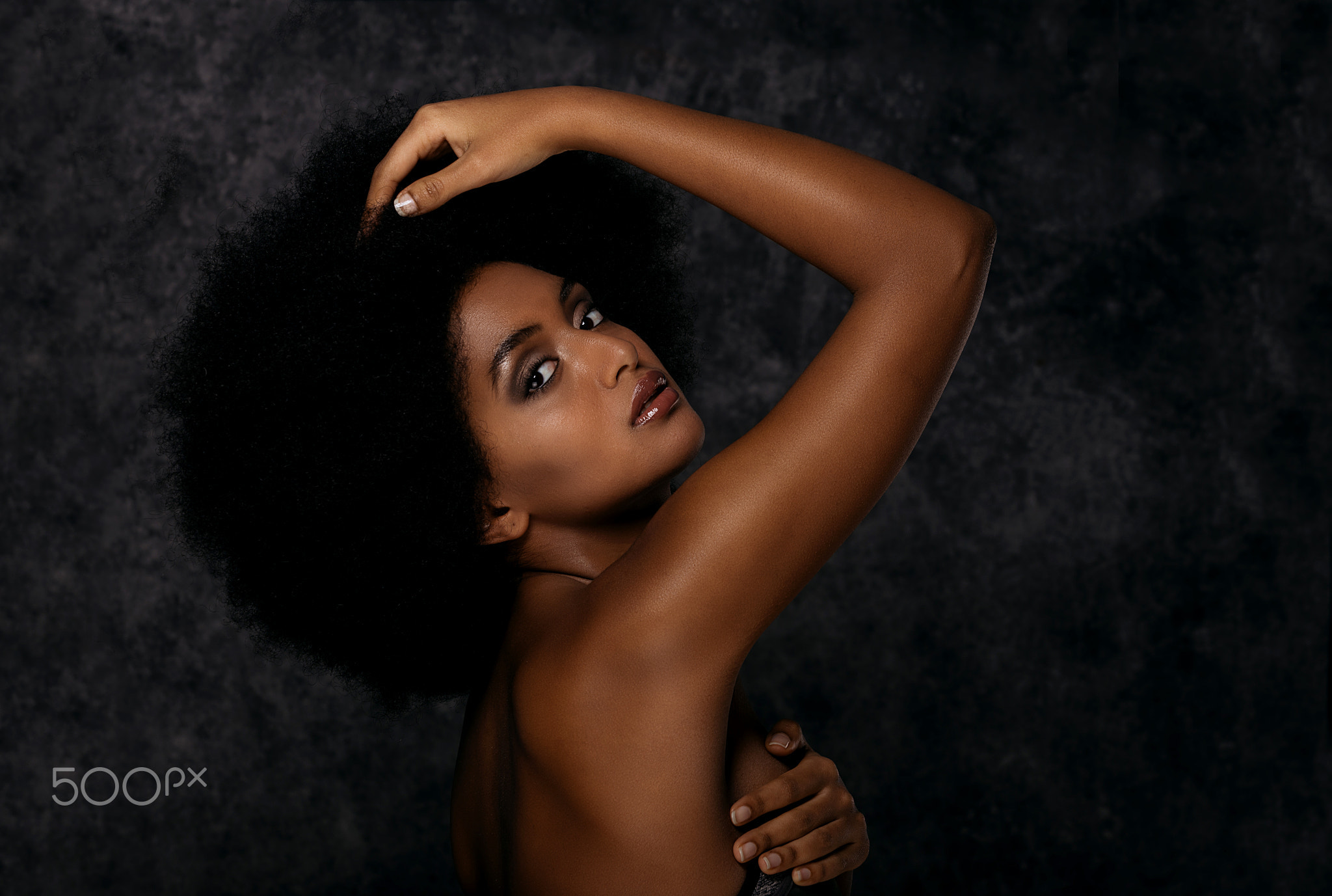 Beautiful afro woman