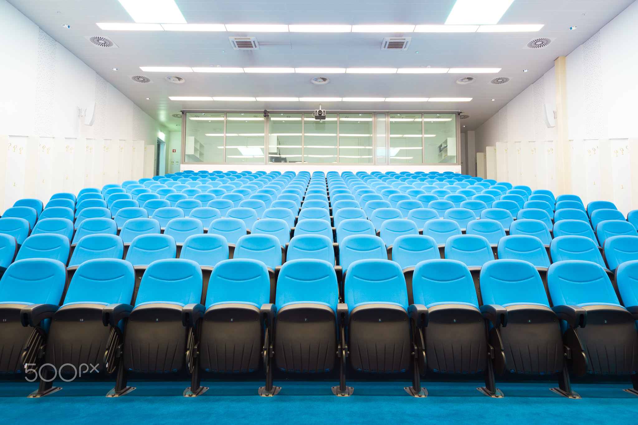 Empty conference hall.