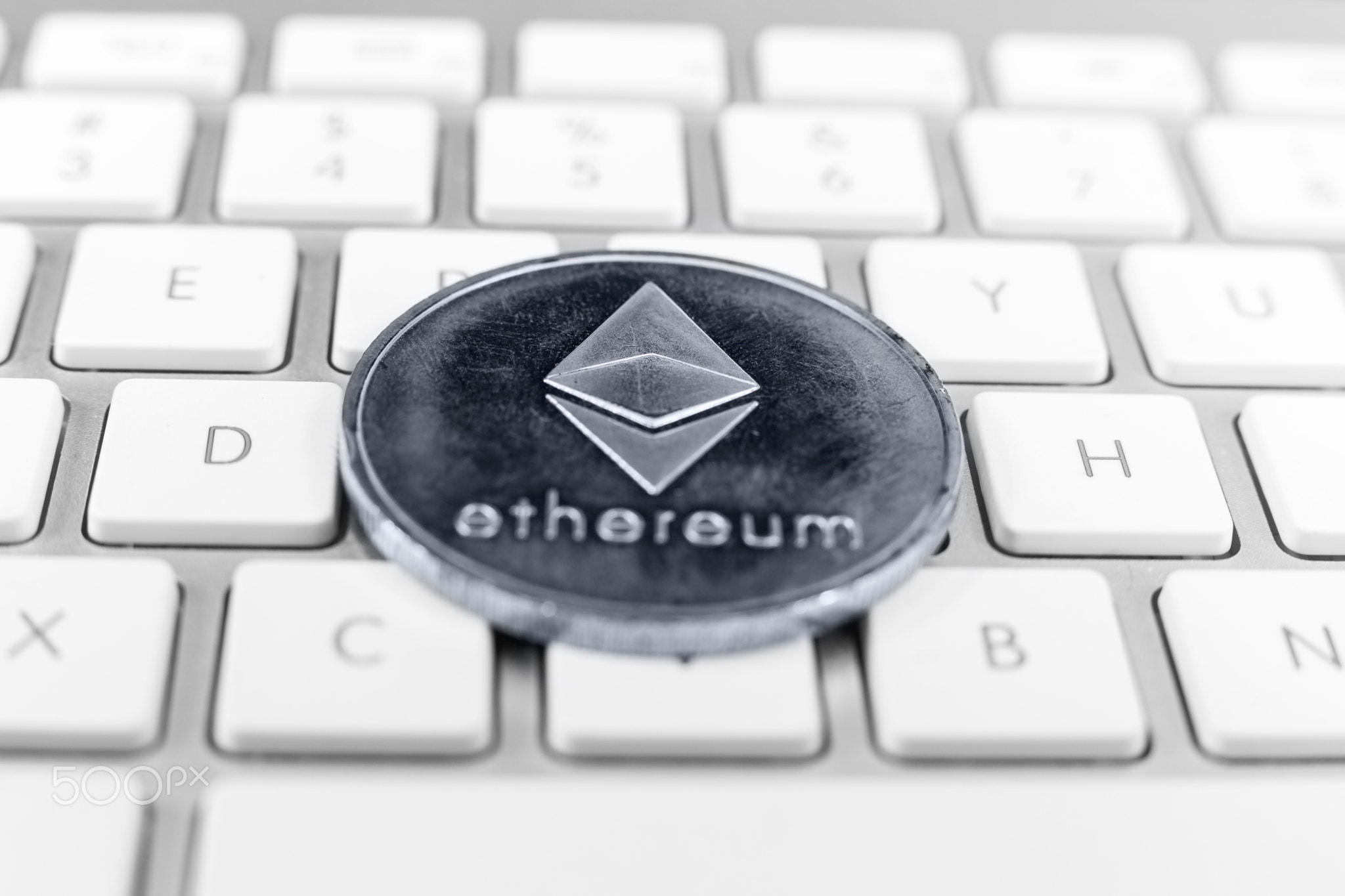 Ethereum on keyboard