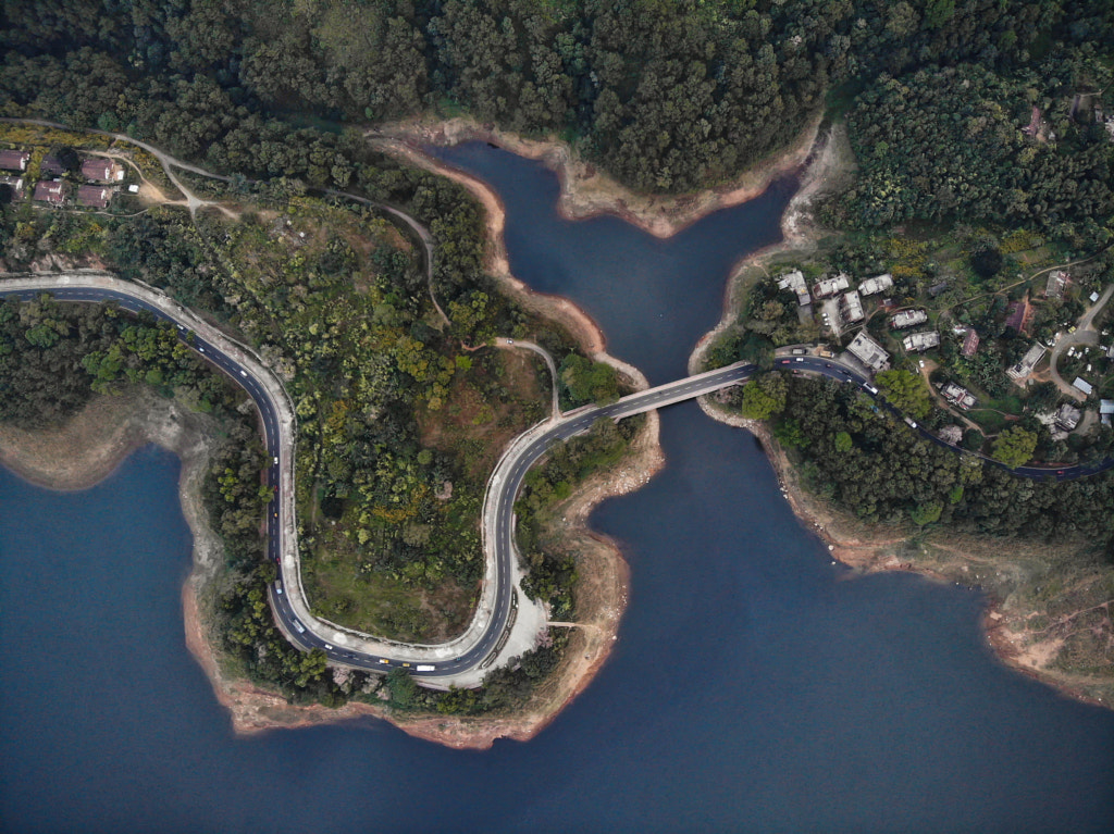 The twisties of Umiam Lake Shillong