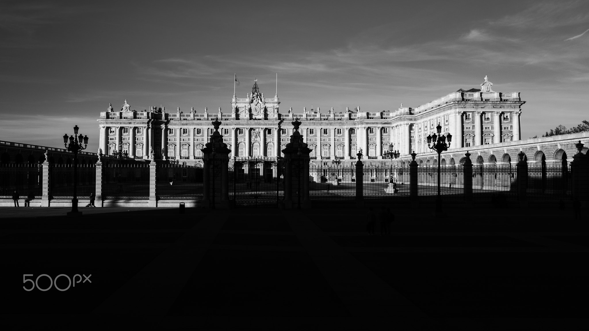Lights and shadows in the Palacio Real...