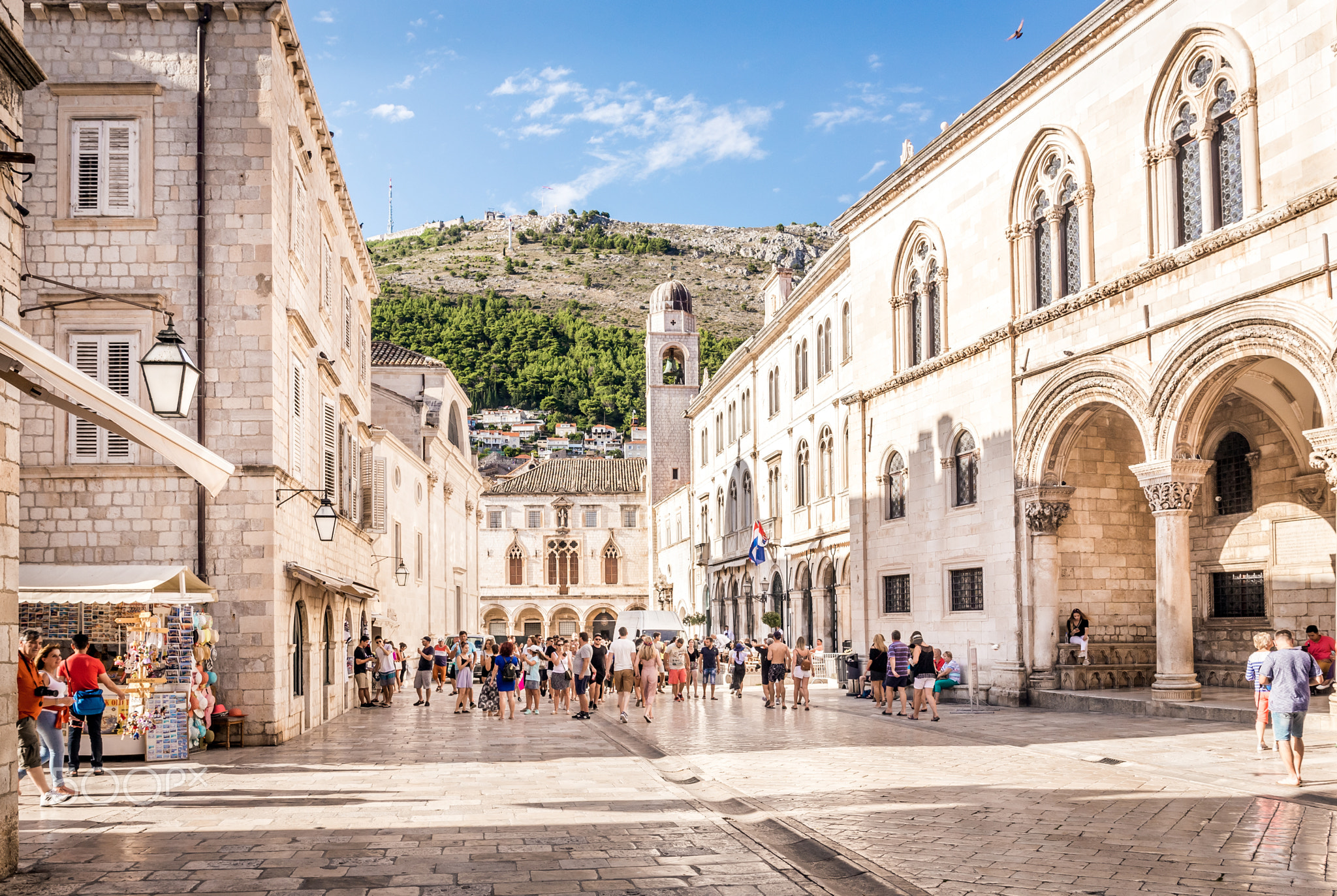 Dubrovnik old town scenic in Croatia