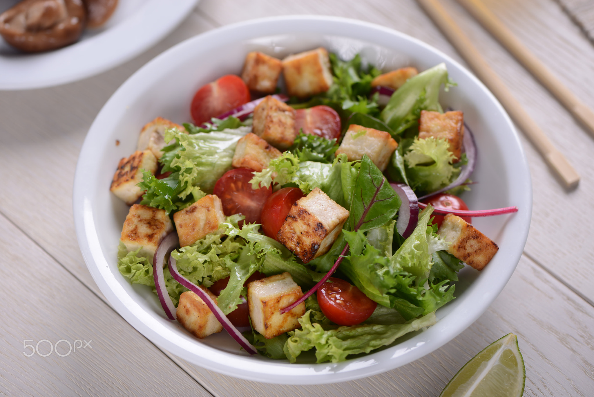 Bowl of Tofu salad