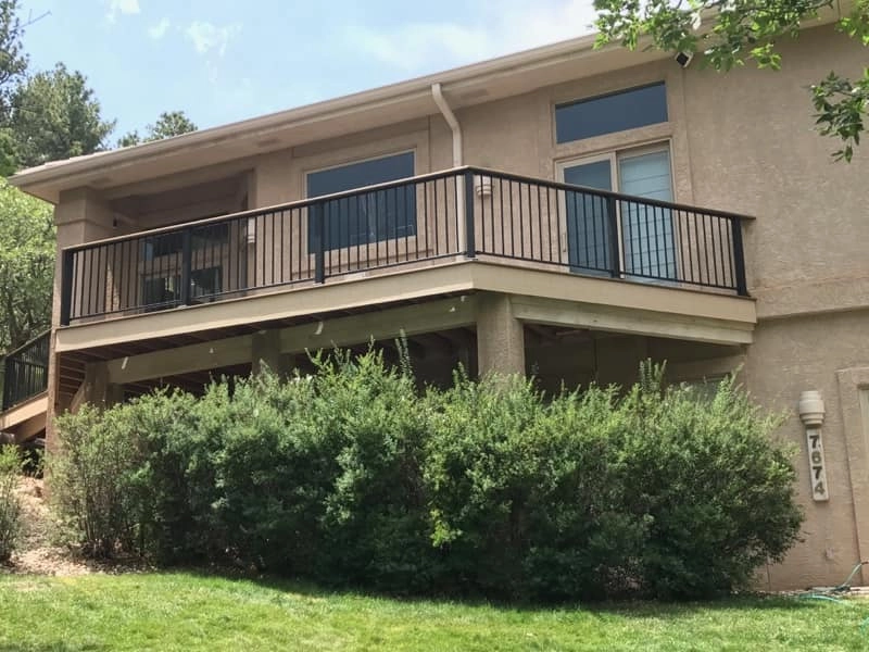 Deck restored