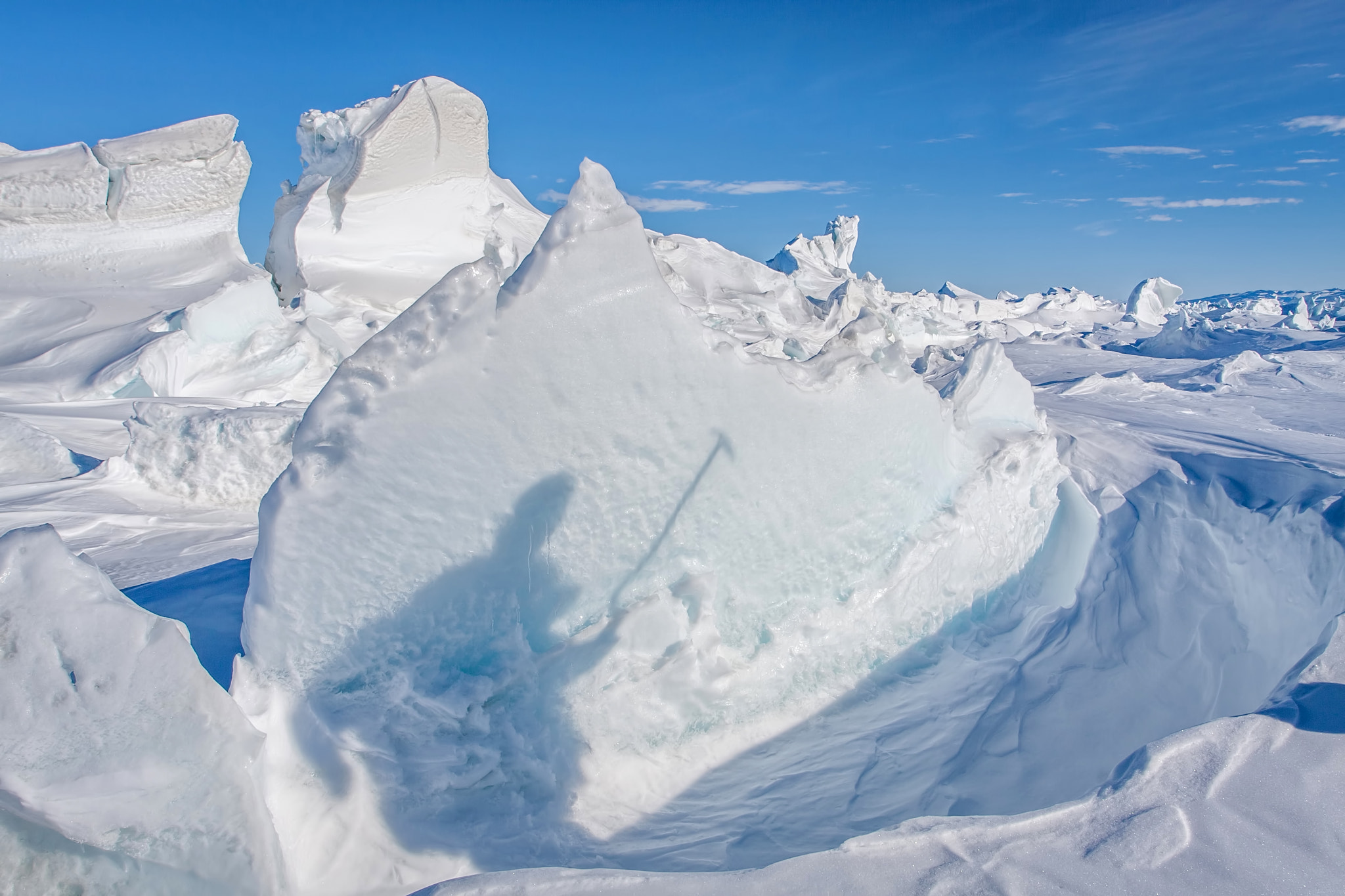 Man with a Pick Axe, Antarctica