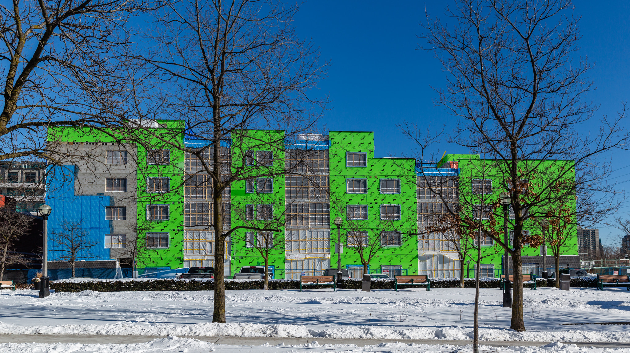 Toronto, January 21, 2019 - Building an Extension on to the Toro