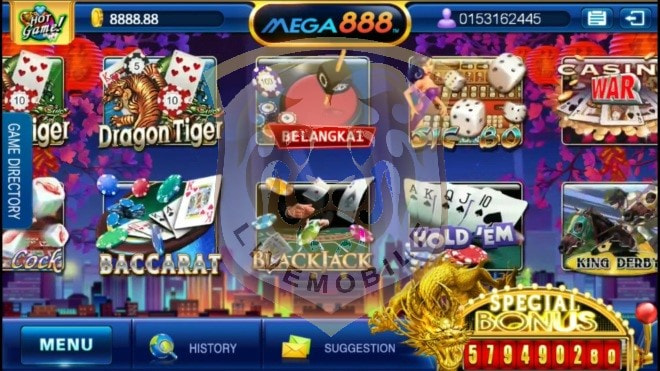 Livemobile88 Mega888 game app