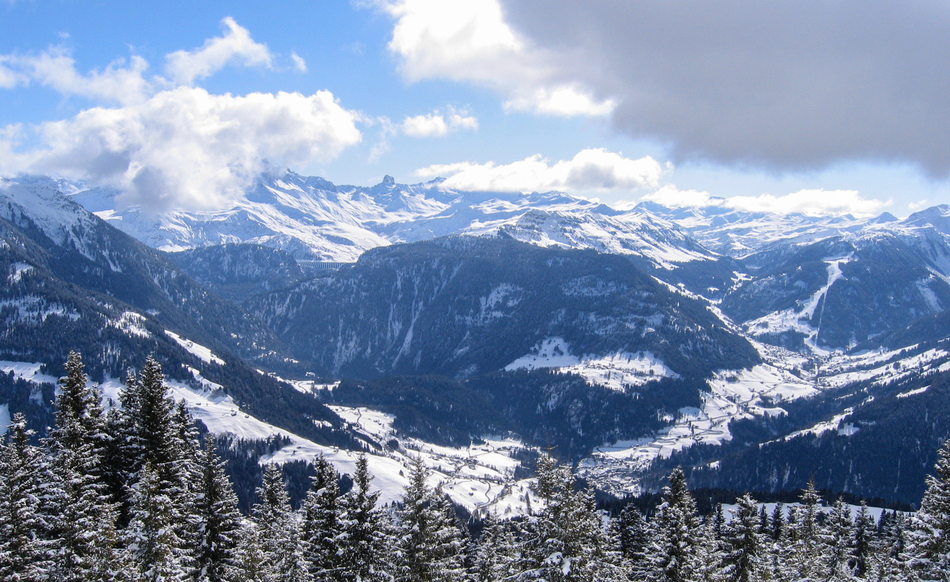 La Pierra Menta depuis Bisanne (Les Saisies)