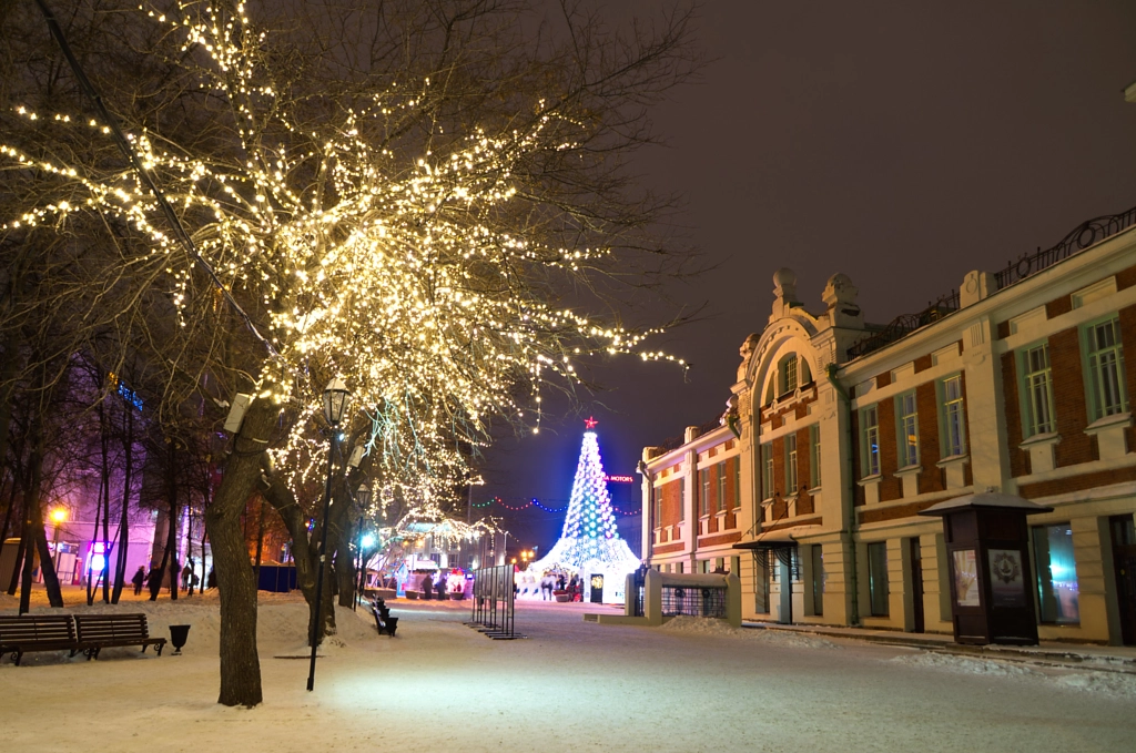 Новогодняя улица новосибирск карта