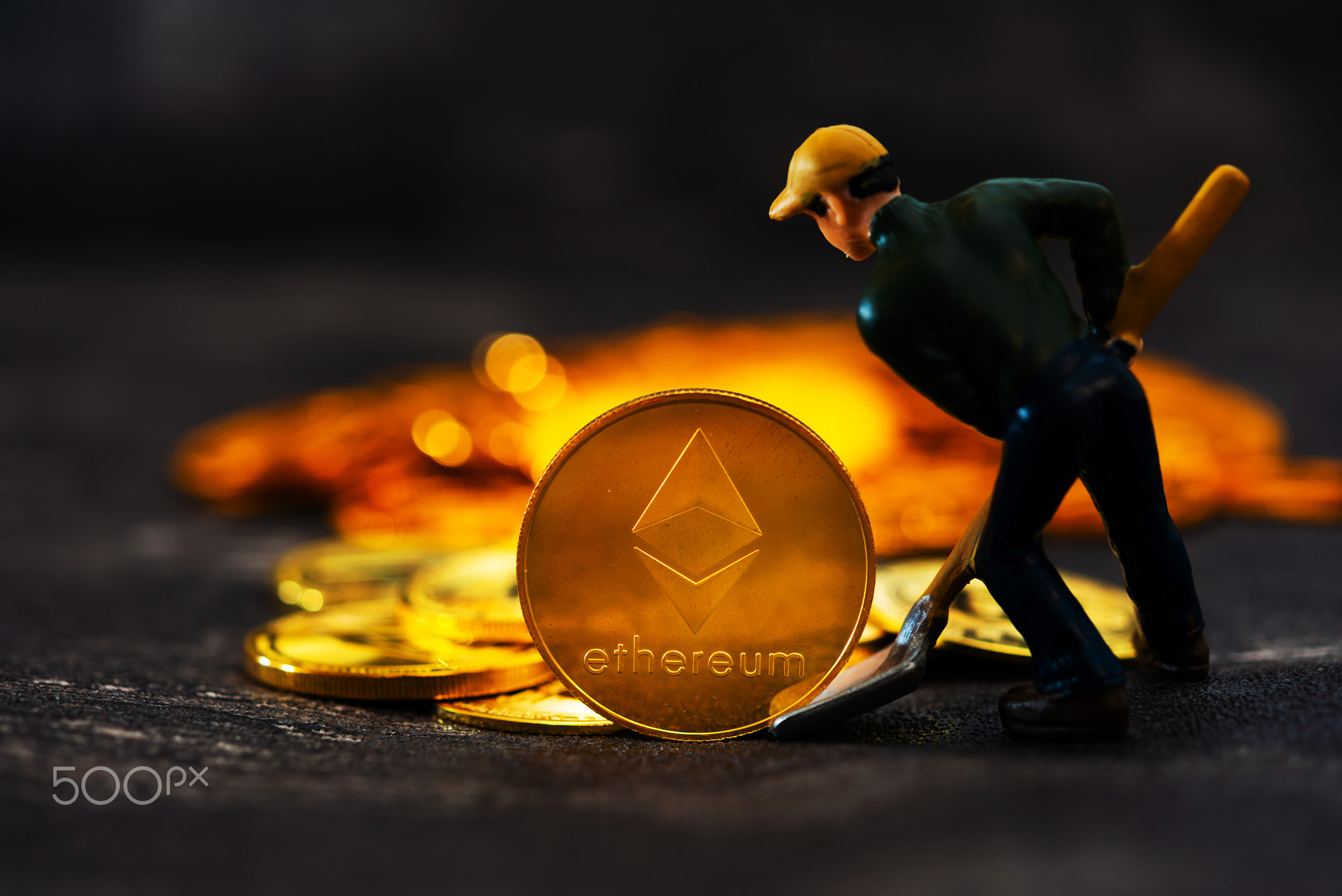 Miners are mining Ethereum Coin digital currency