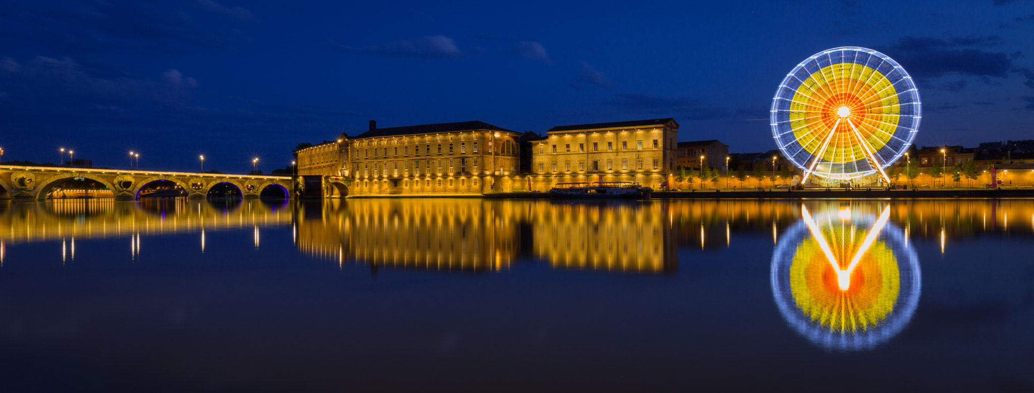 toulouse evening panoramic