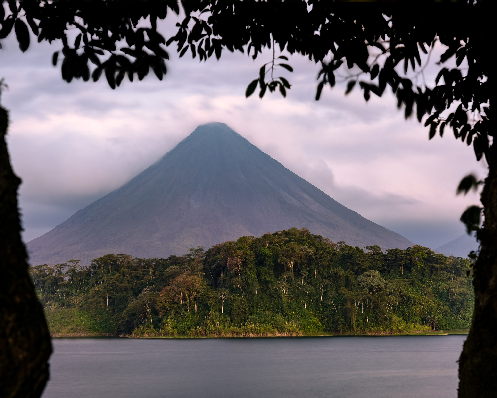 Arenal Volcano at Sundown