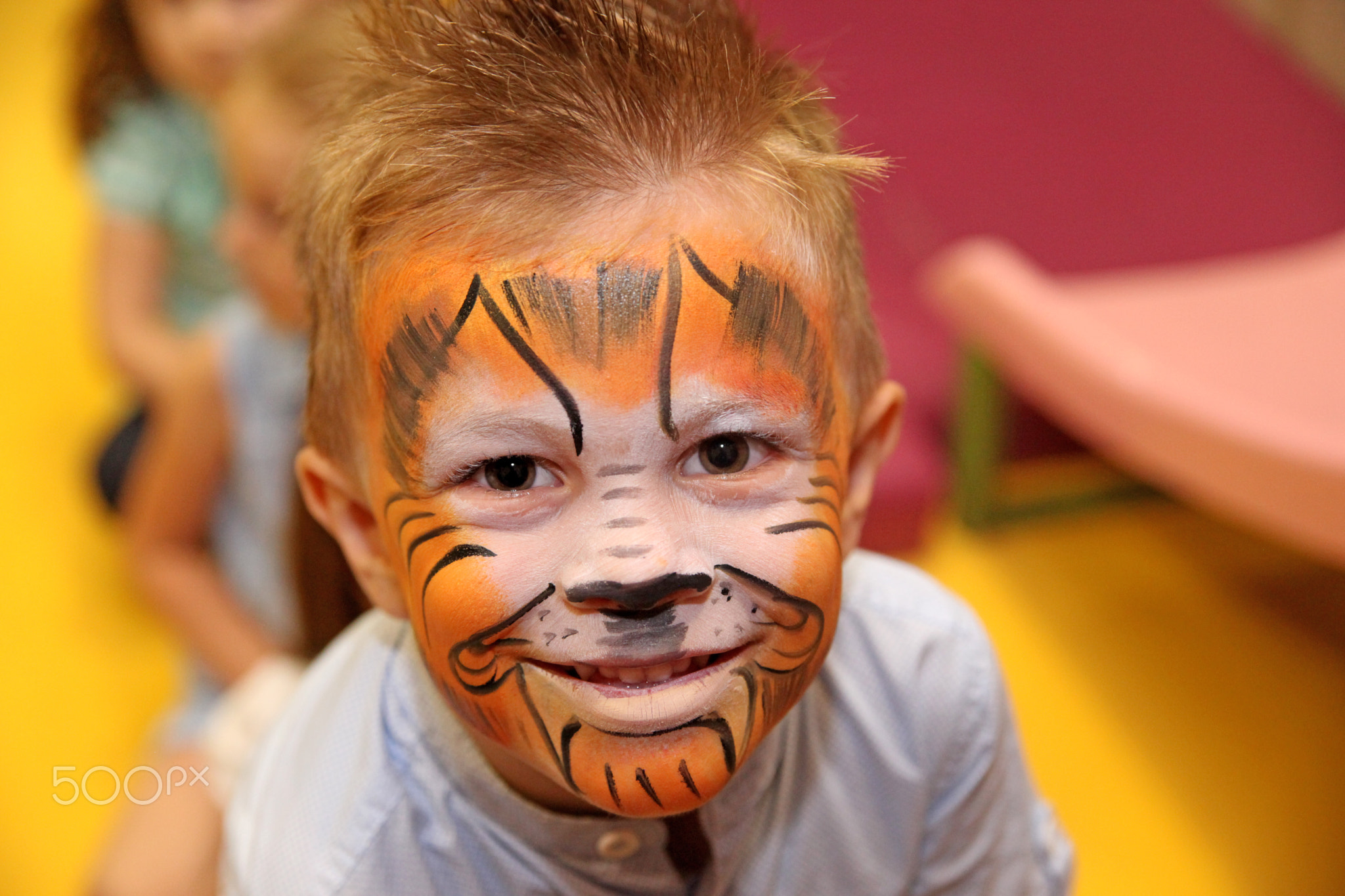 Kid as tiger
