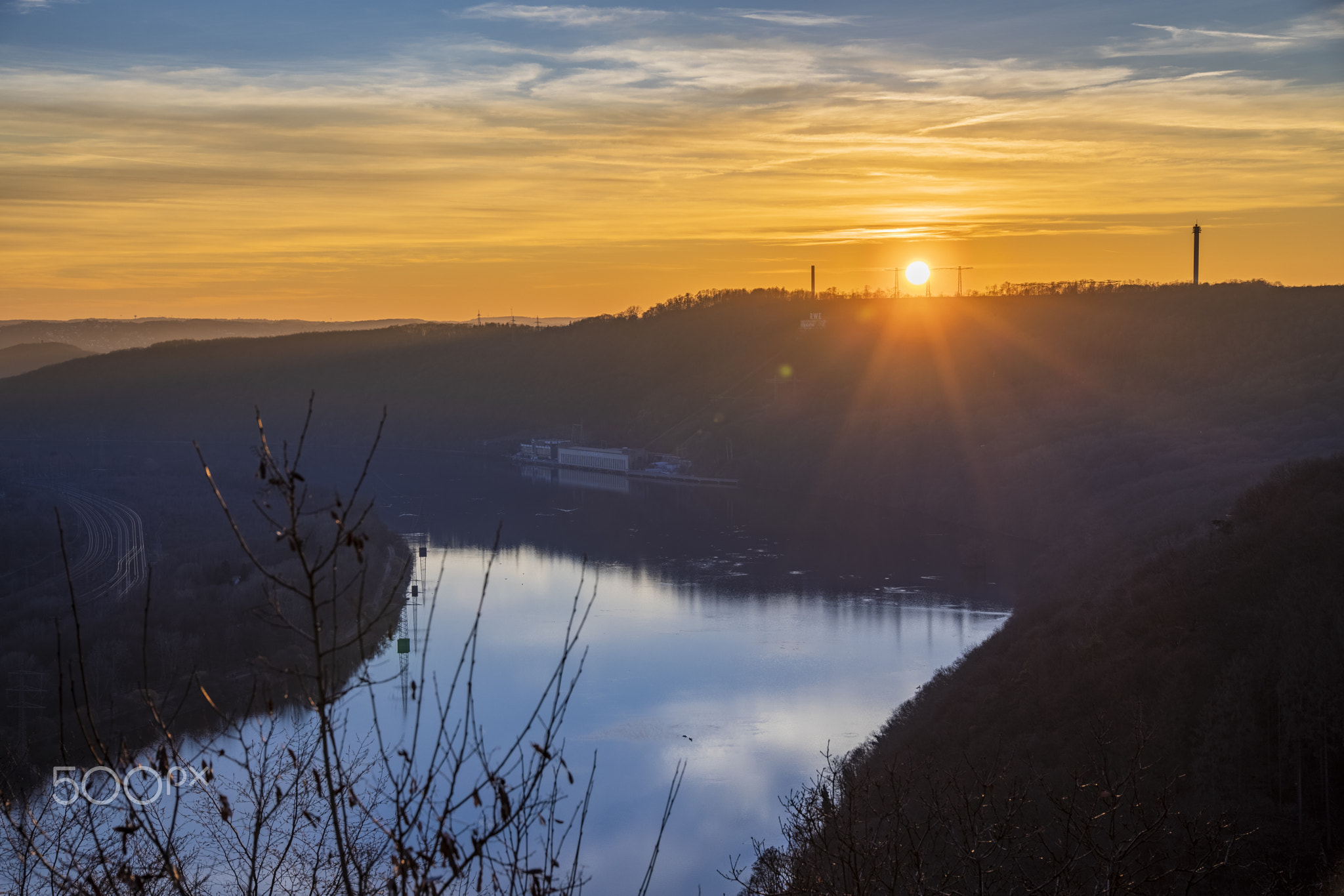 Abendstimmung an der Ruhr