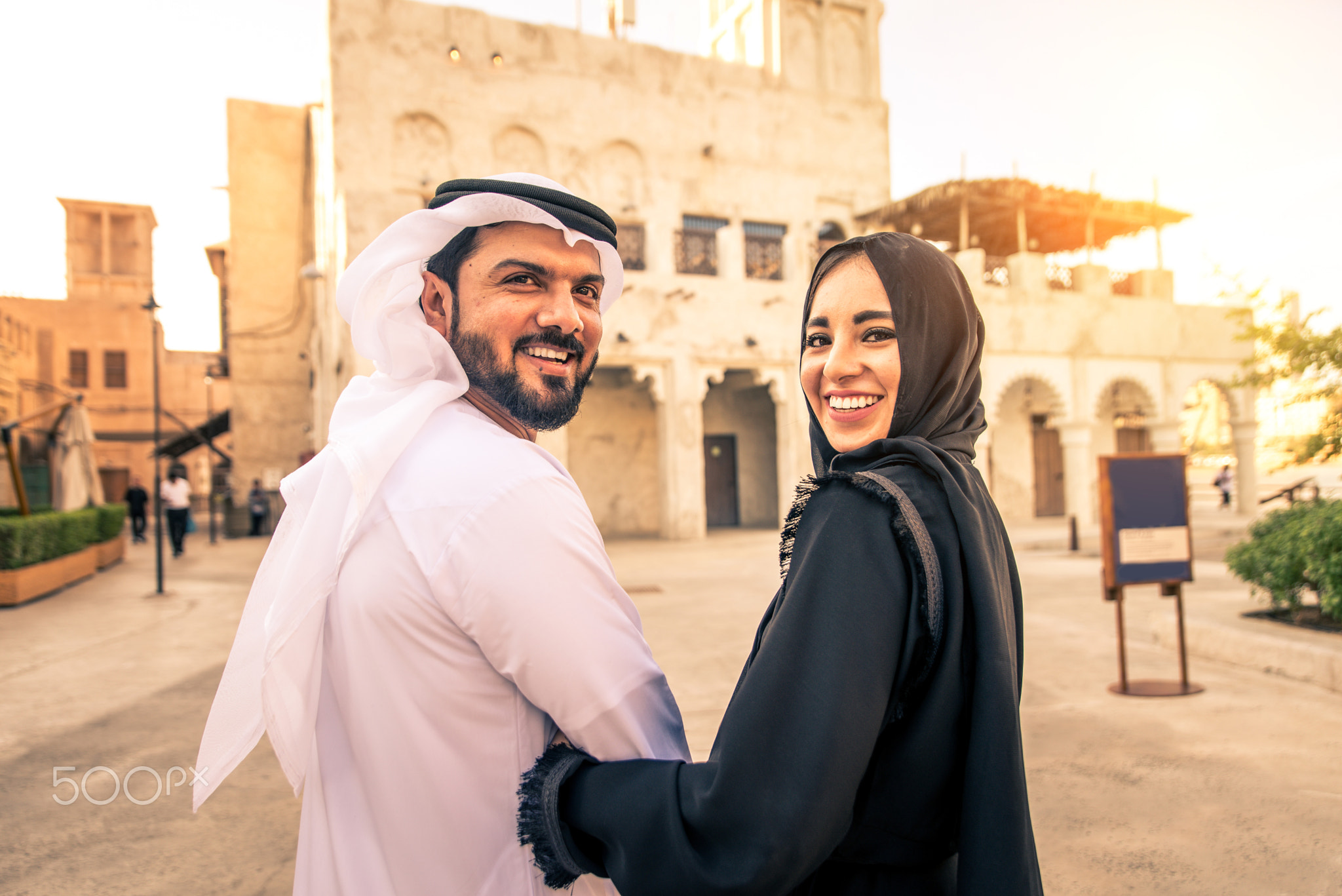 Arabian couple dating in Dubai