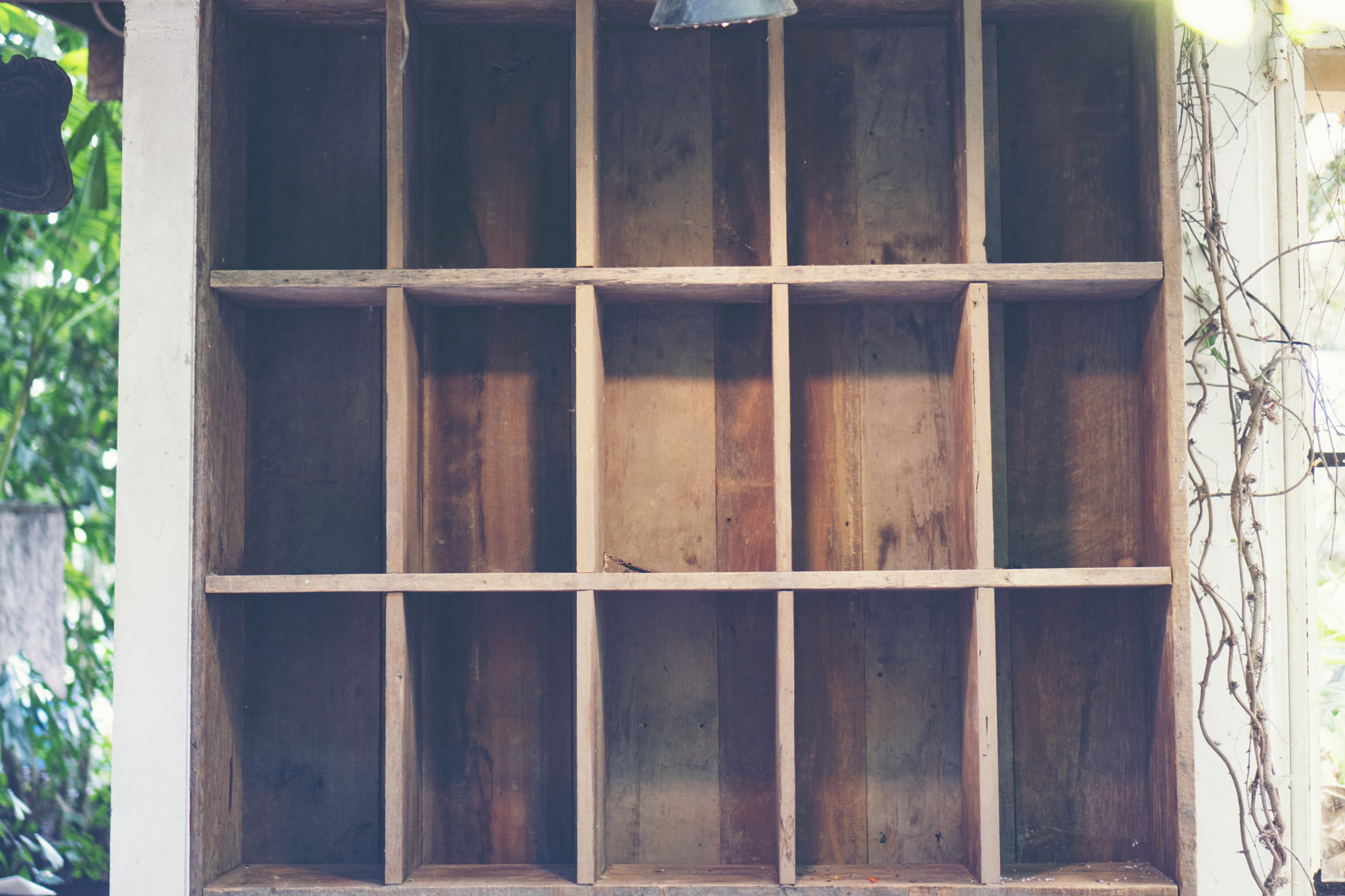 old wood locker, vintage style