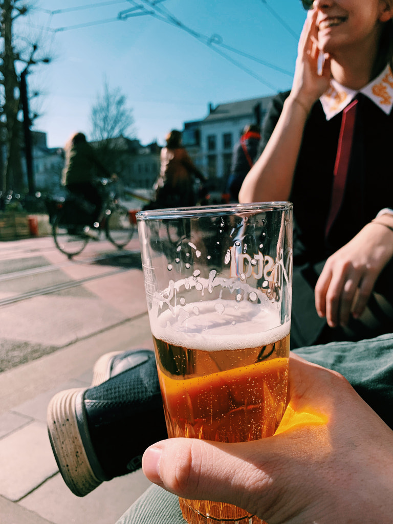 First sunny beer by Stef De Geest on 500px.com