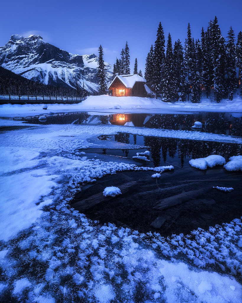 Blue Hour at Emerald Lake by Daniel Gastager on 500px.com
