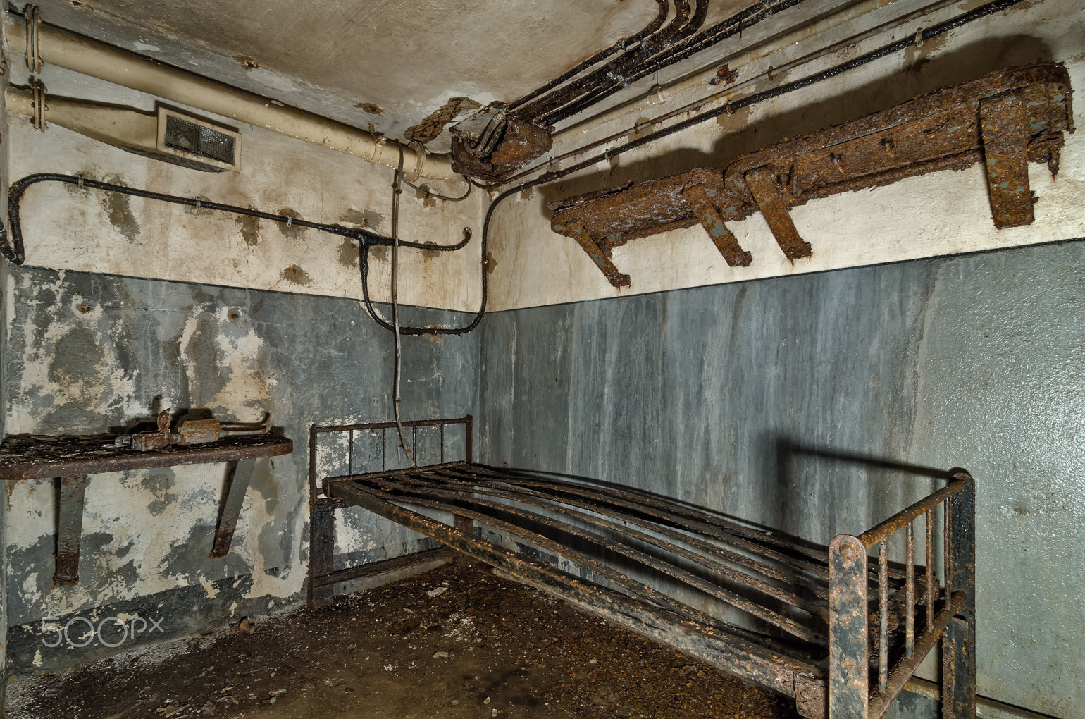 Officers room inside Maginot bunker