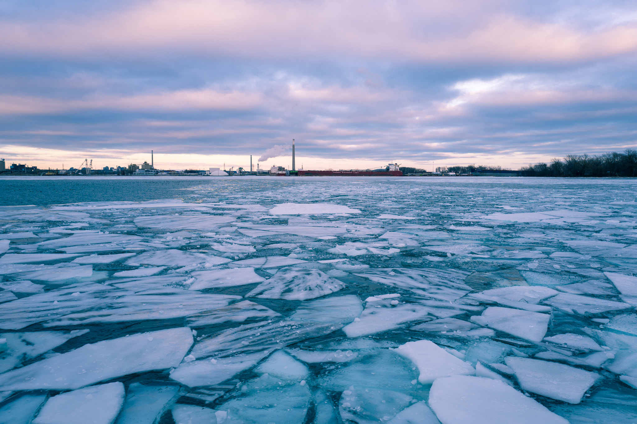 Frozen Lake Ontario