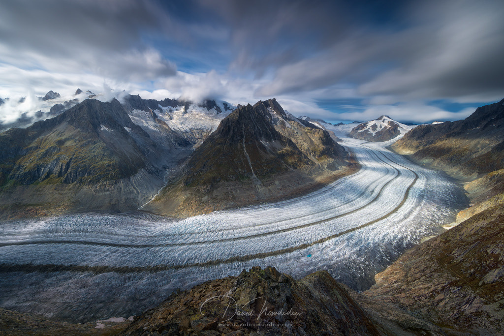 Aletsch Glacier View by David Nomdedeu on 500px.com