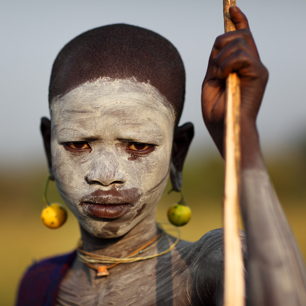 Ethiopian Tribes, Suri Boy - Dietmar Temps, photography