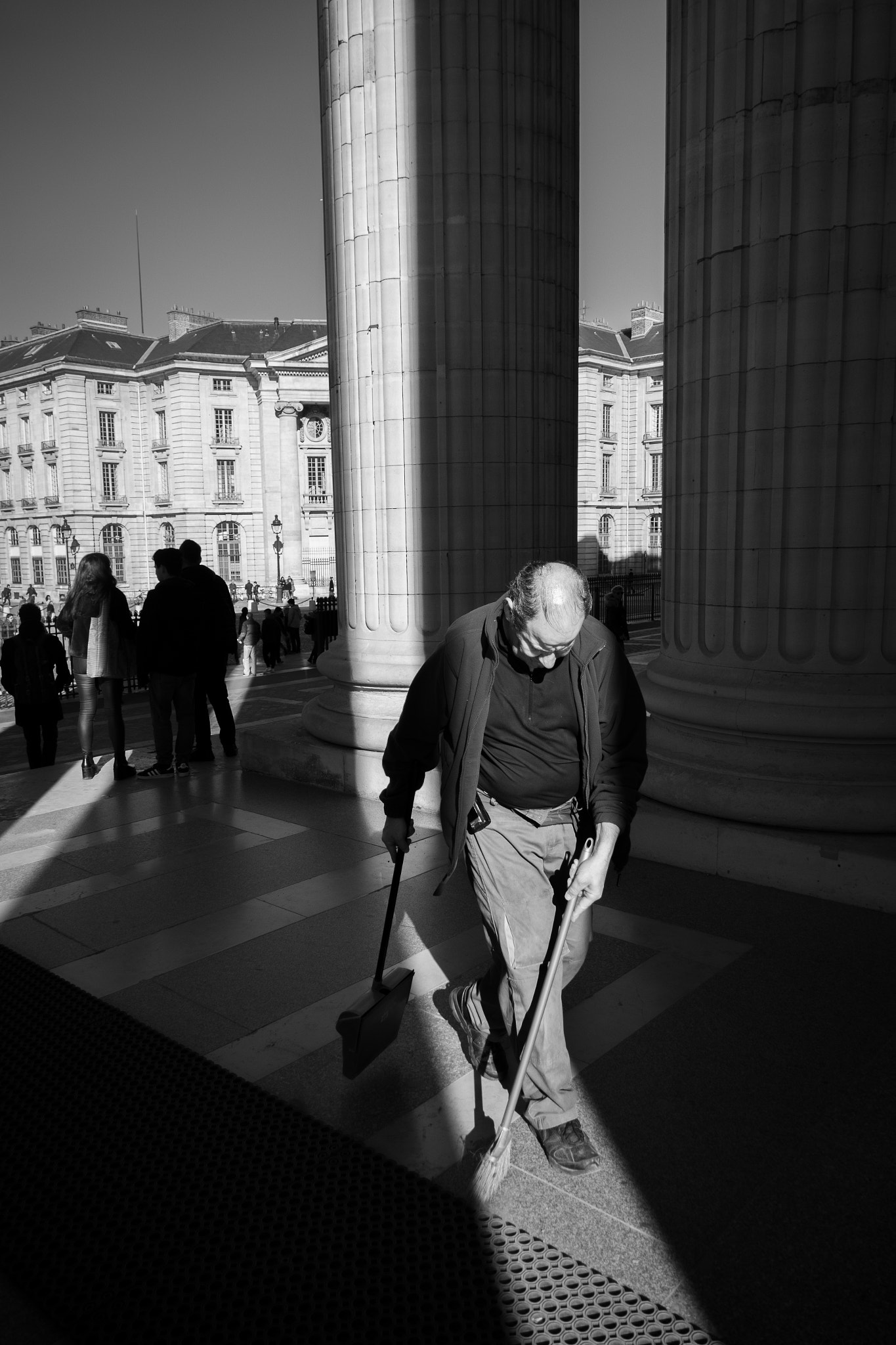 Nettoyage du Panthéon