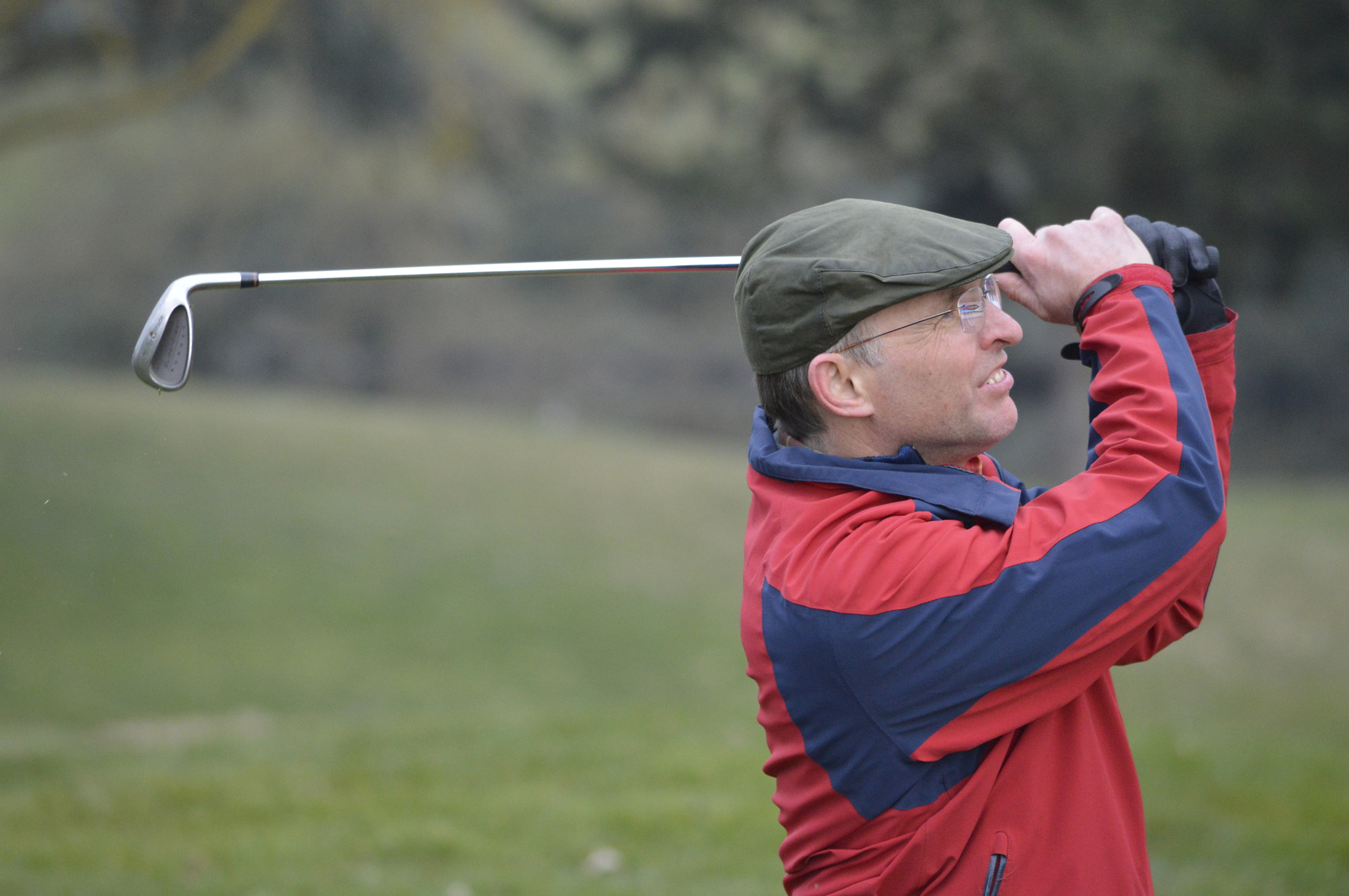 Dad Playing Golf