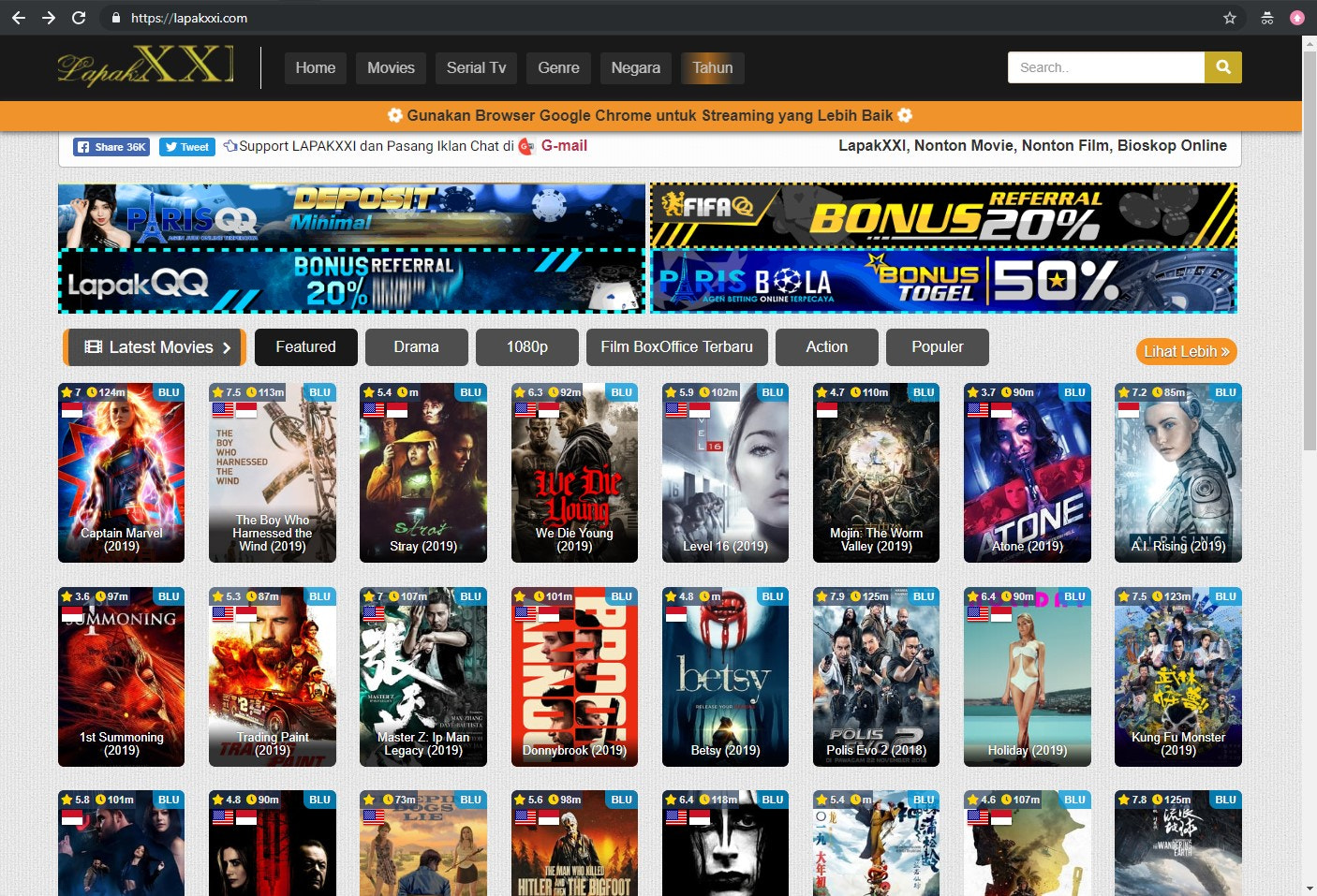 LAPAKXXI adalah web Nonton Streaming Film Online M