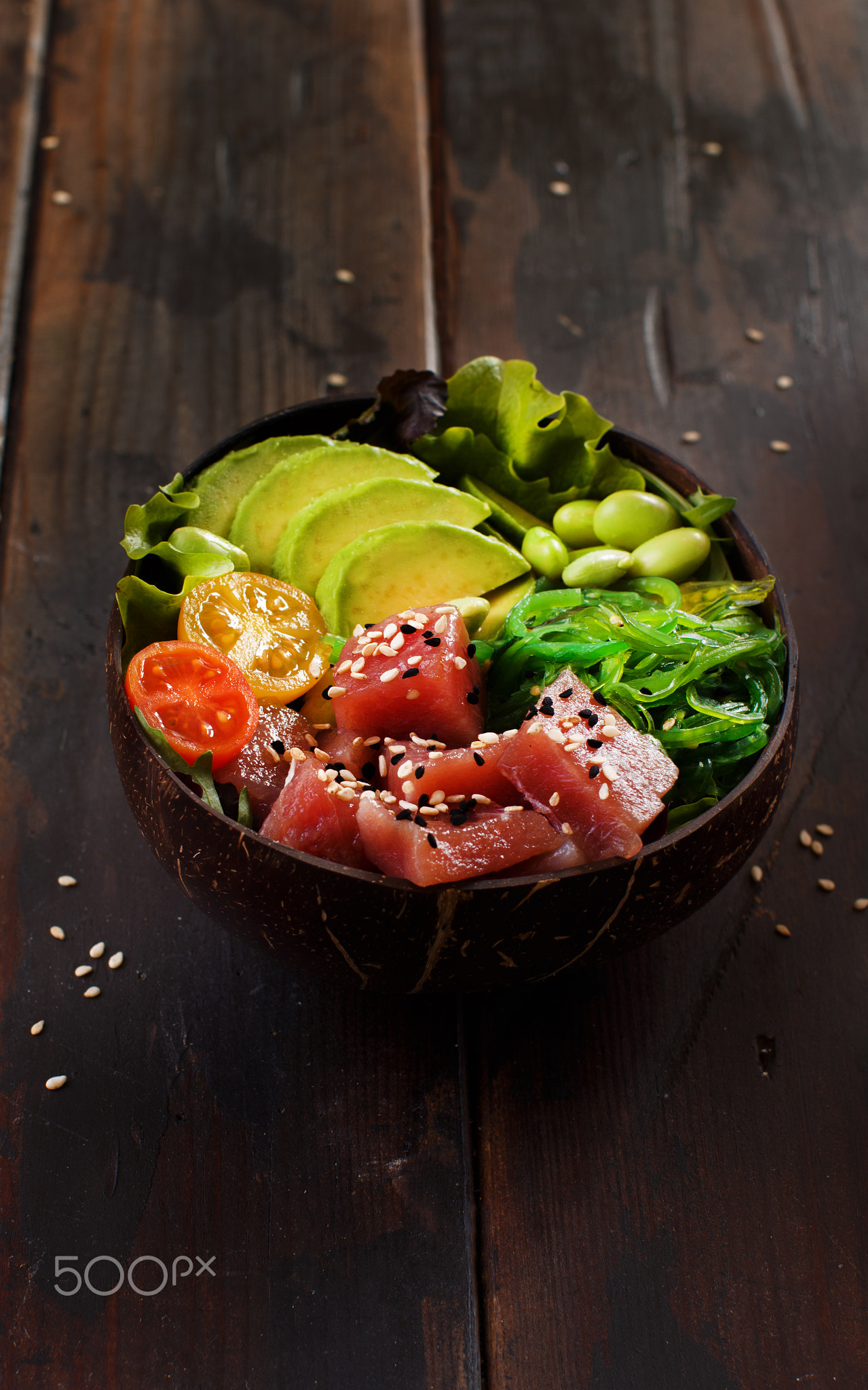 Hawaiian tuna poke bowl