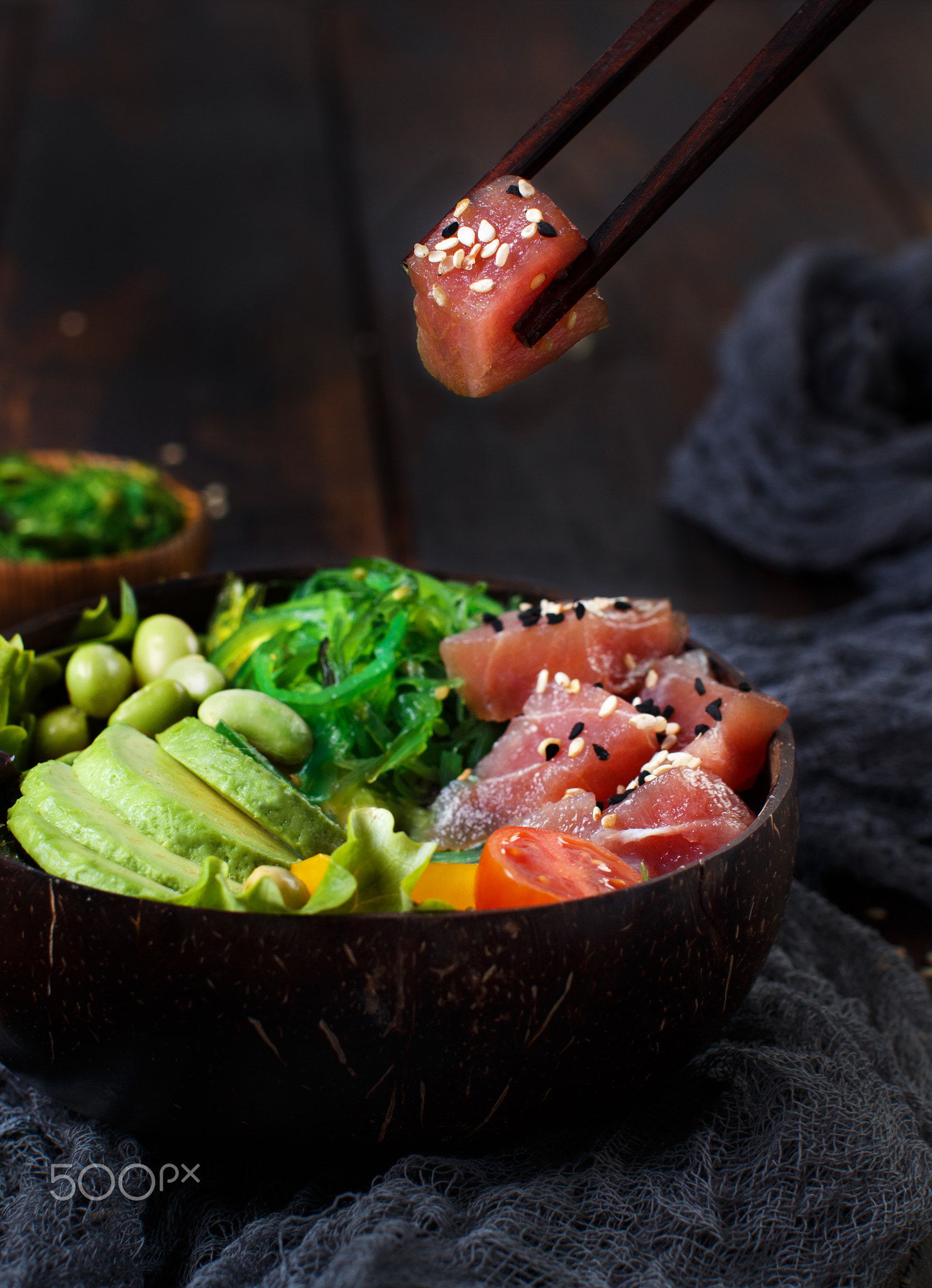 Hawaiian tuna poke bowl