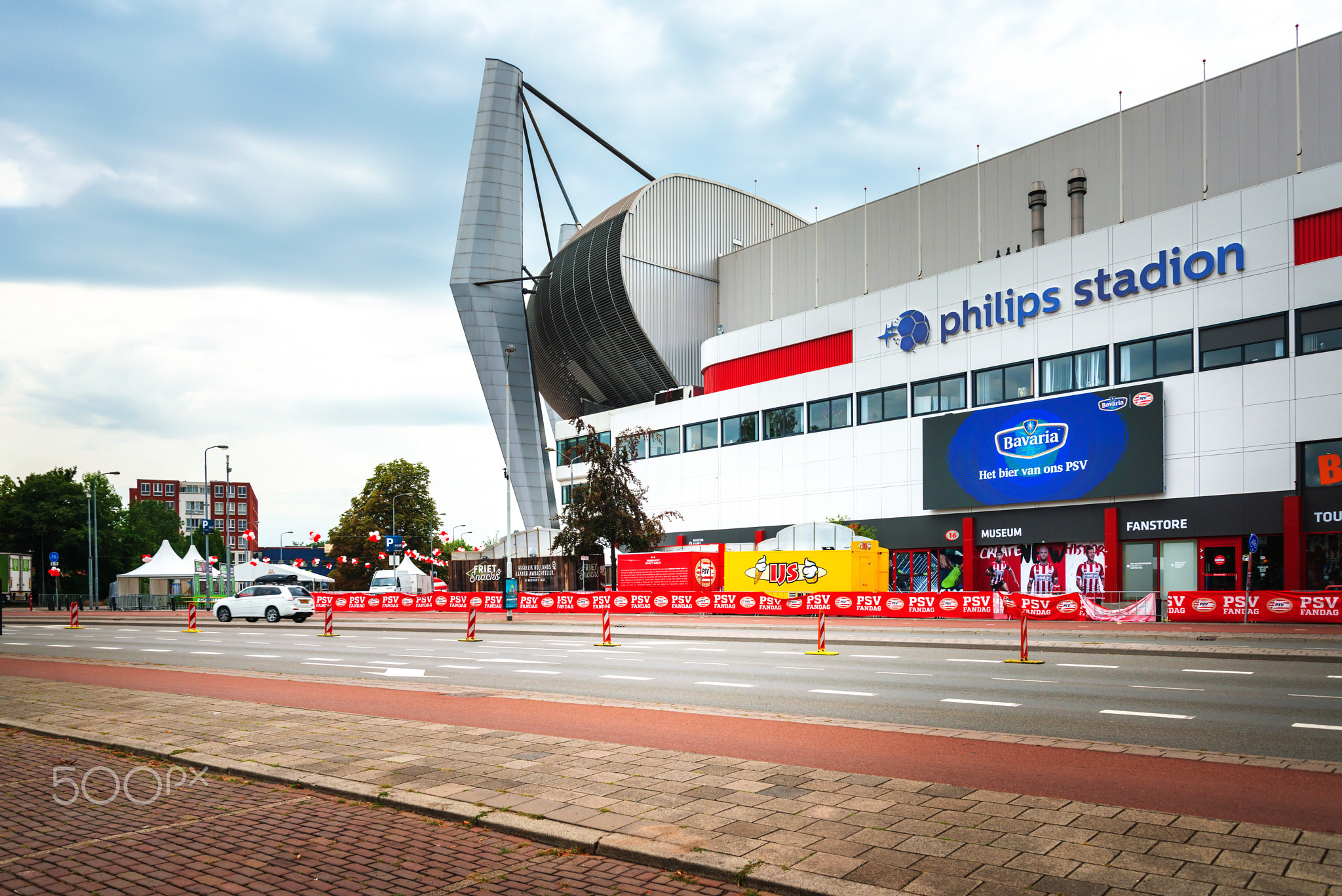 EINDHOVEN, NETHERLANDS - JULY 27, 2018 : Philips Stadion is a football stadium in Eindhoven