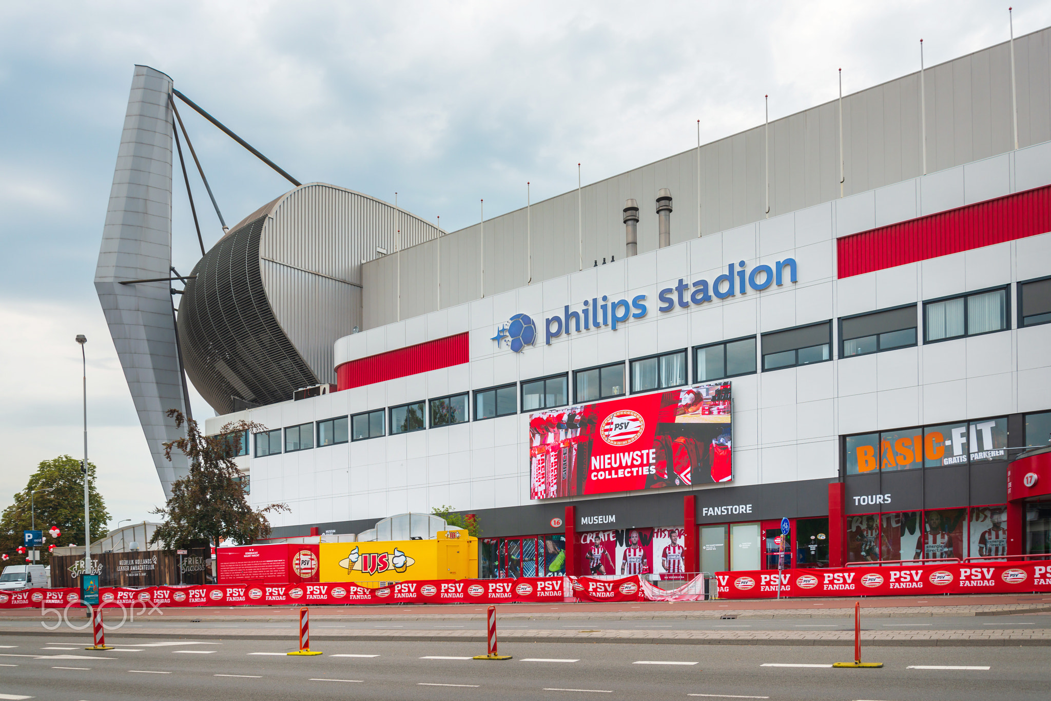 EINDHOVEN, NETHERLANDS - JULY 27, 2018 : Philips Stadion is a football stadium in Eindhoven