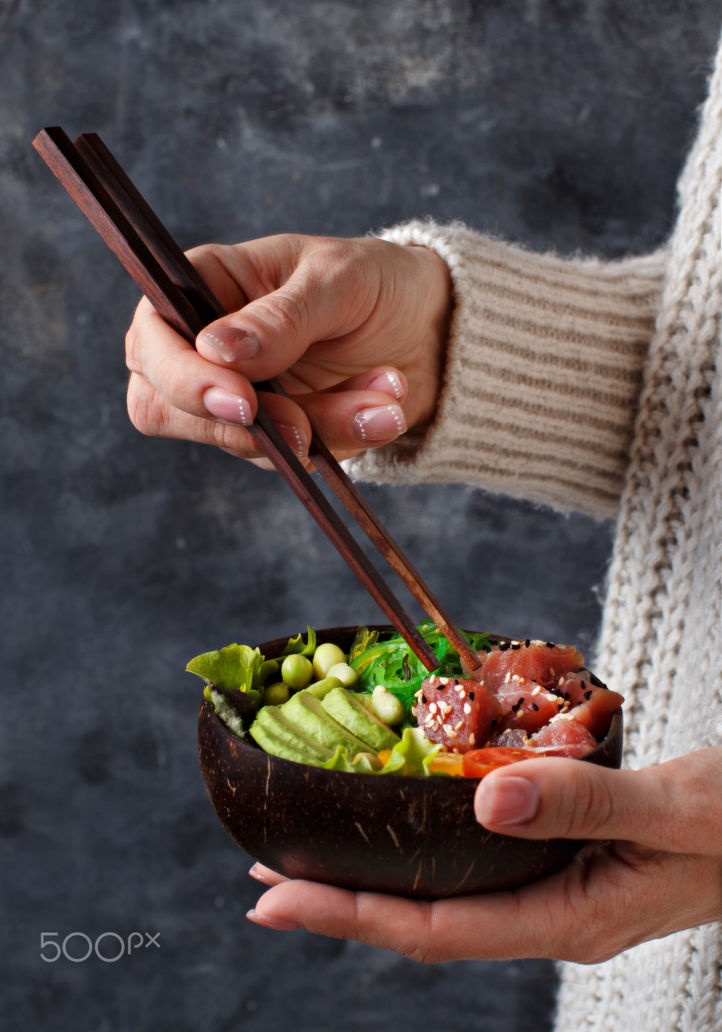 Hawaiian tuna poke bowl