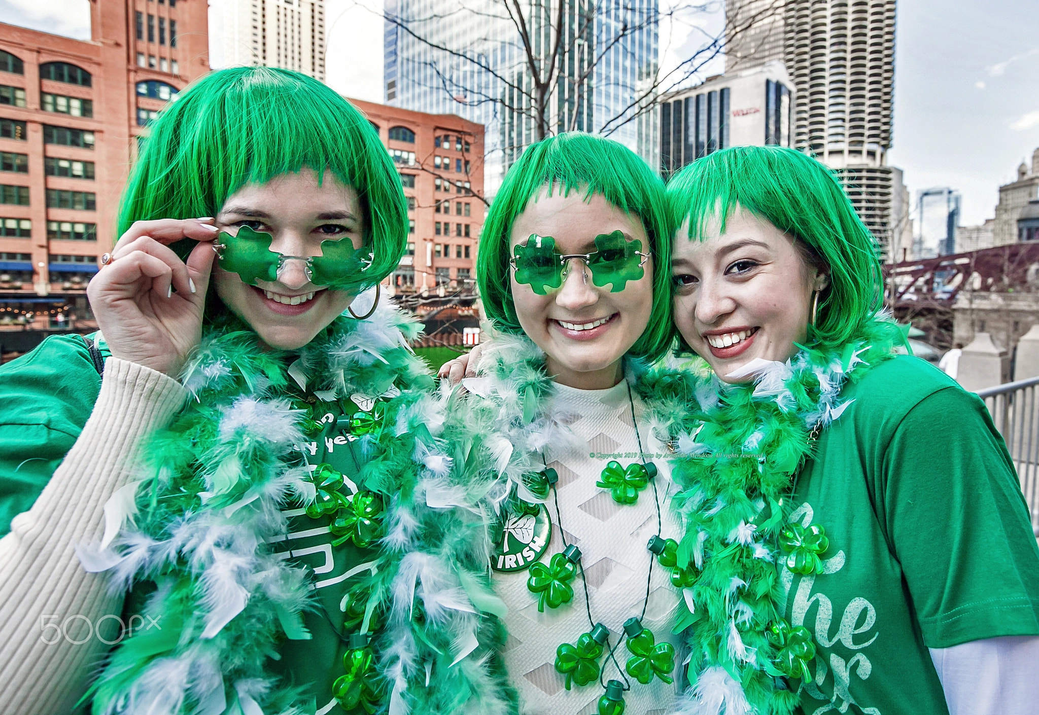 Green wigs ladies